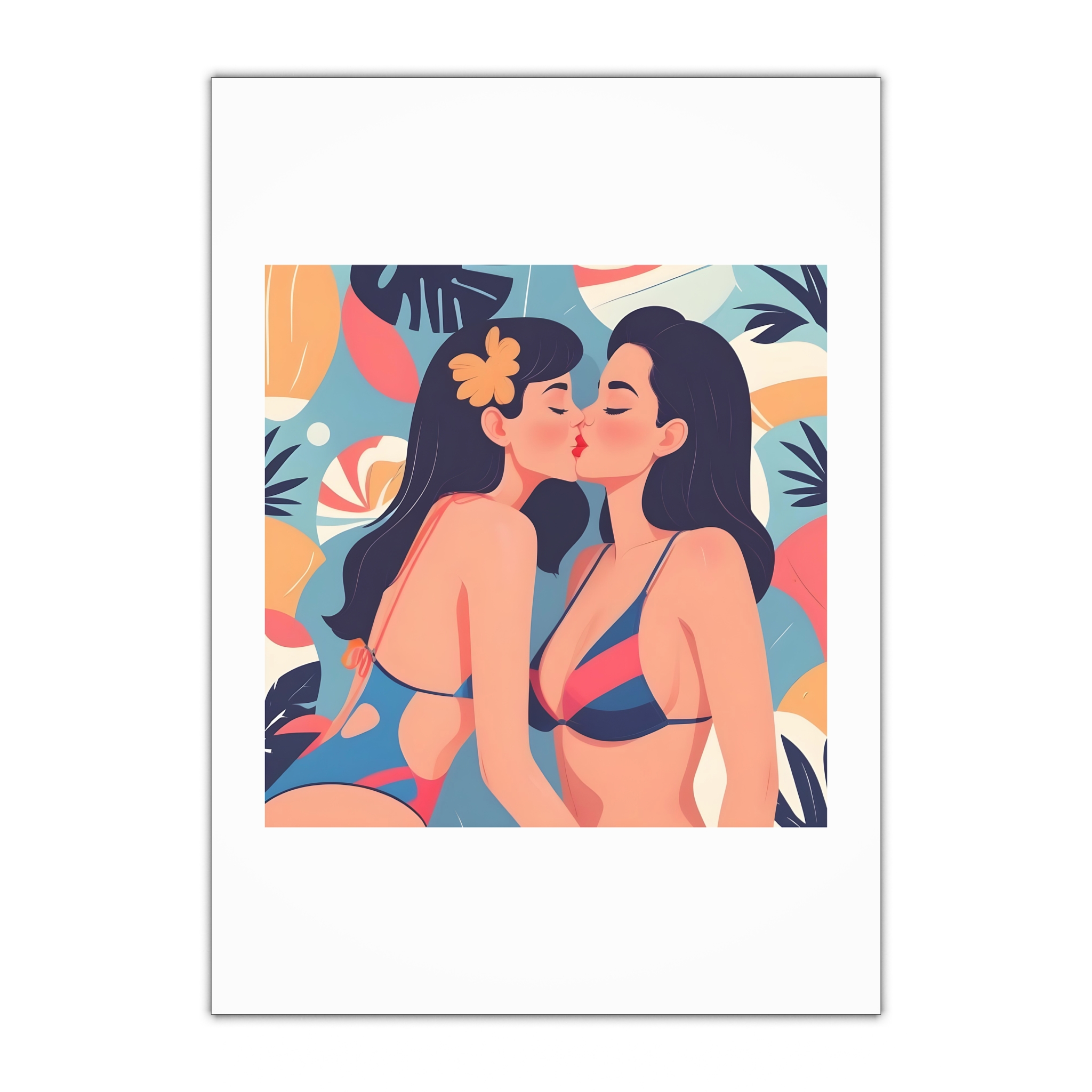 Lesbian Pride Design 7397DE Gift Wrapping Paper Sheets 1pc