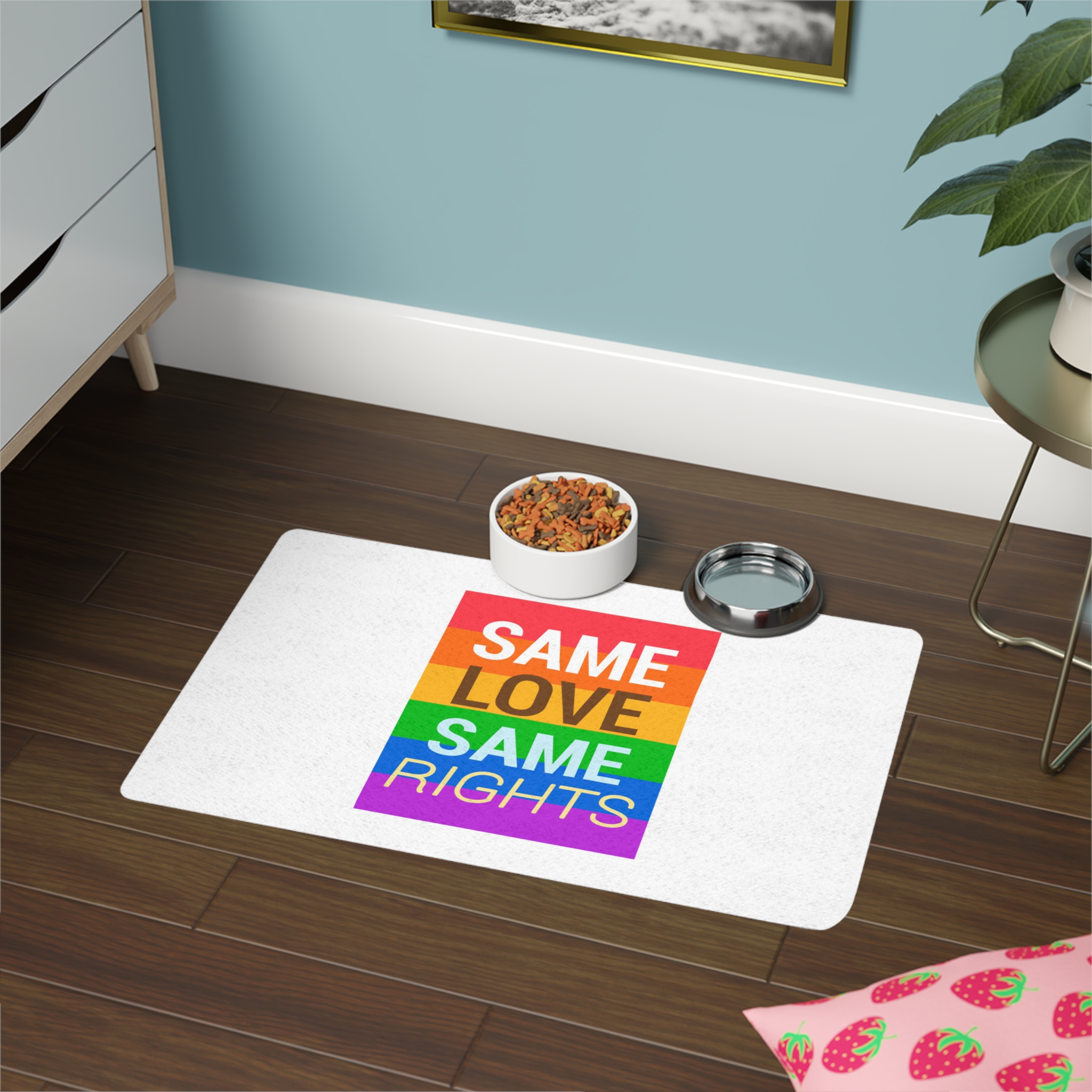 Typography T Shirt Design Collection Pet Food Mat 12x18 - Image 4