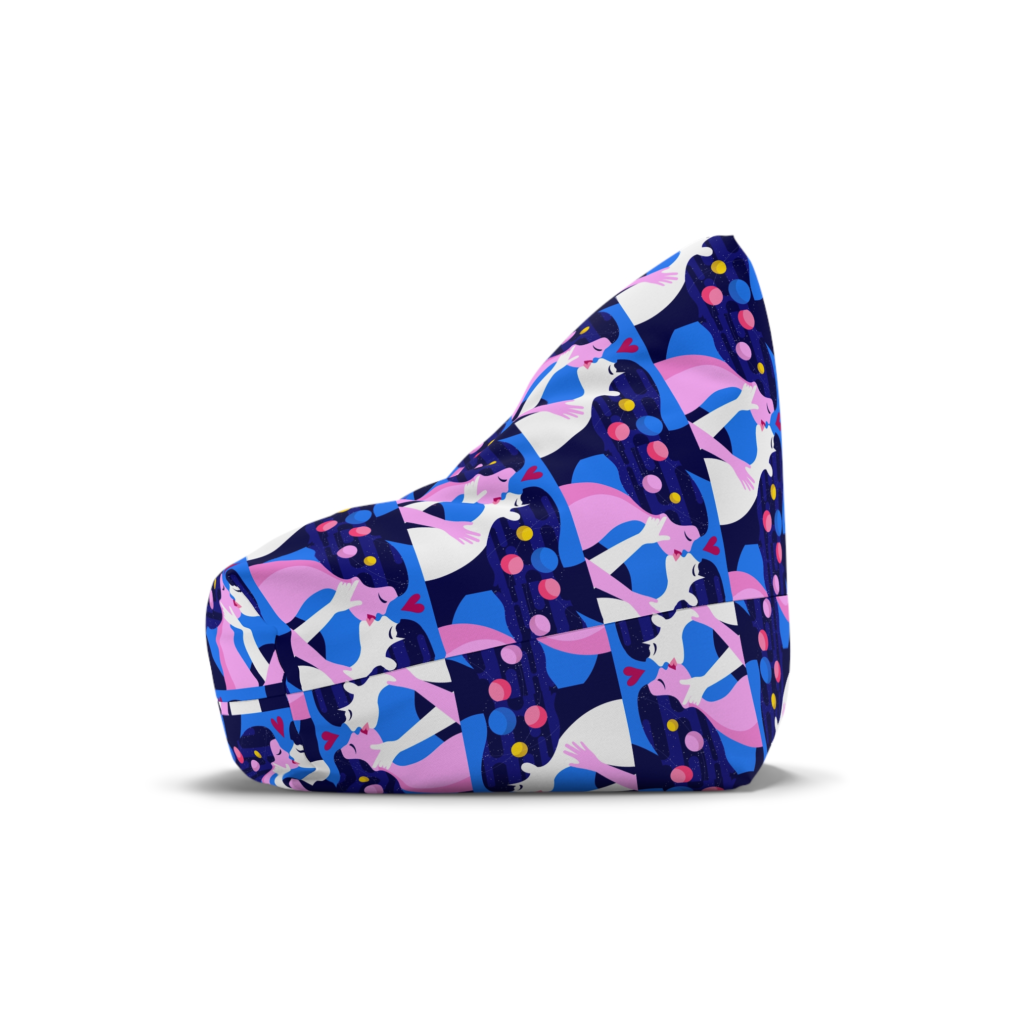 Lesbian Pride Design 4C2A53 Bean Bag Chair Cover - Image 4
