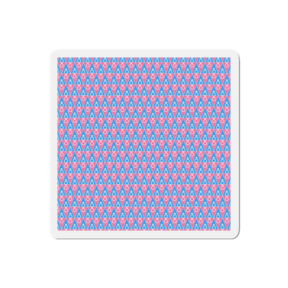 Gender Symbol Pattern Die Cut Magnets - Image 10