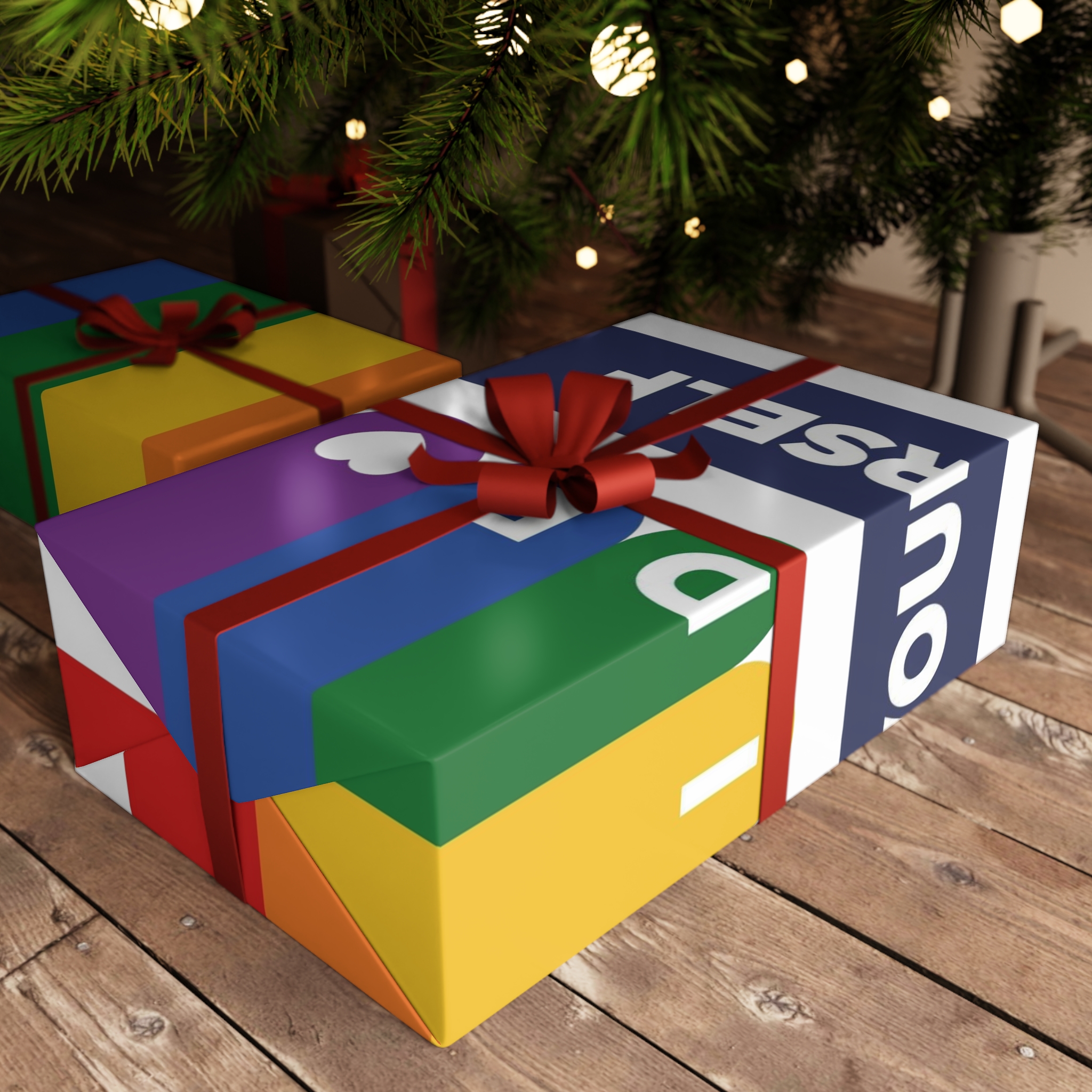 Lgbt Pride Month June Lesbian Gay Bisexual Transgender Lgbtq Flag Rainbow Vector Gift Wrapping Paper Sheets 1pc - Image 3