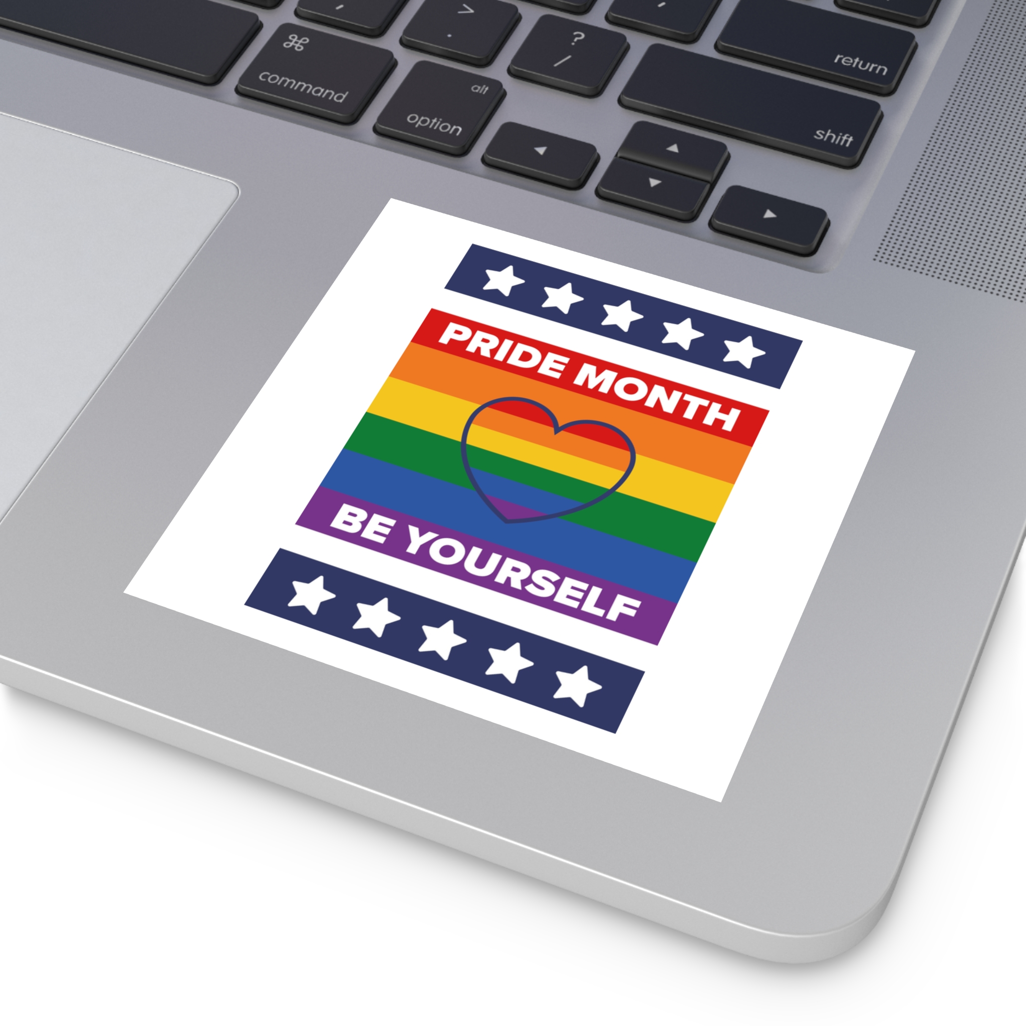 Lgbt Pride Month June Lesbian Gay Bisexual Transgender Lgbtq Flag Rainbow Vector(1) Laminate Stickers Square - Image 31