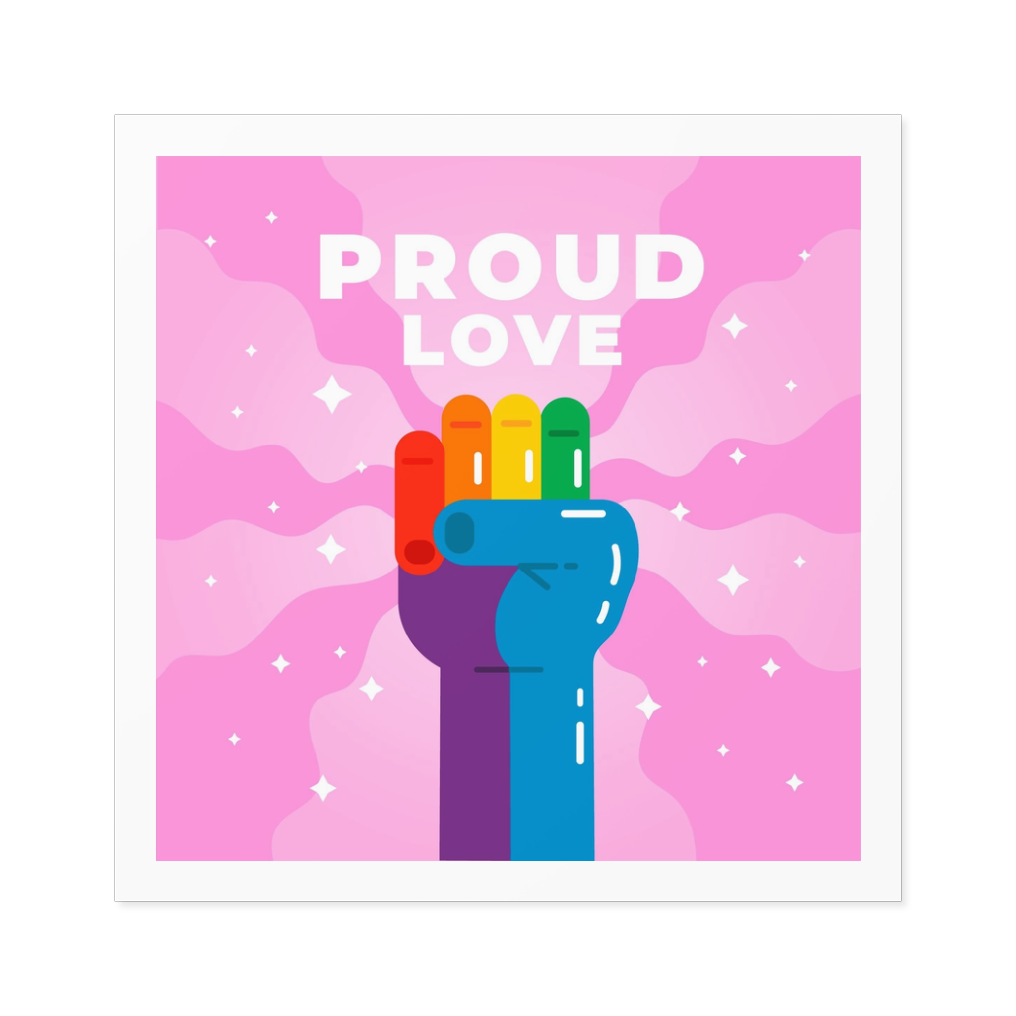 Pride Day Concept(4) Laminate Stickers Square - Image 29