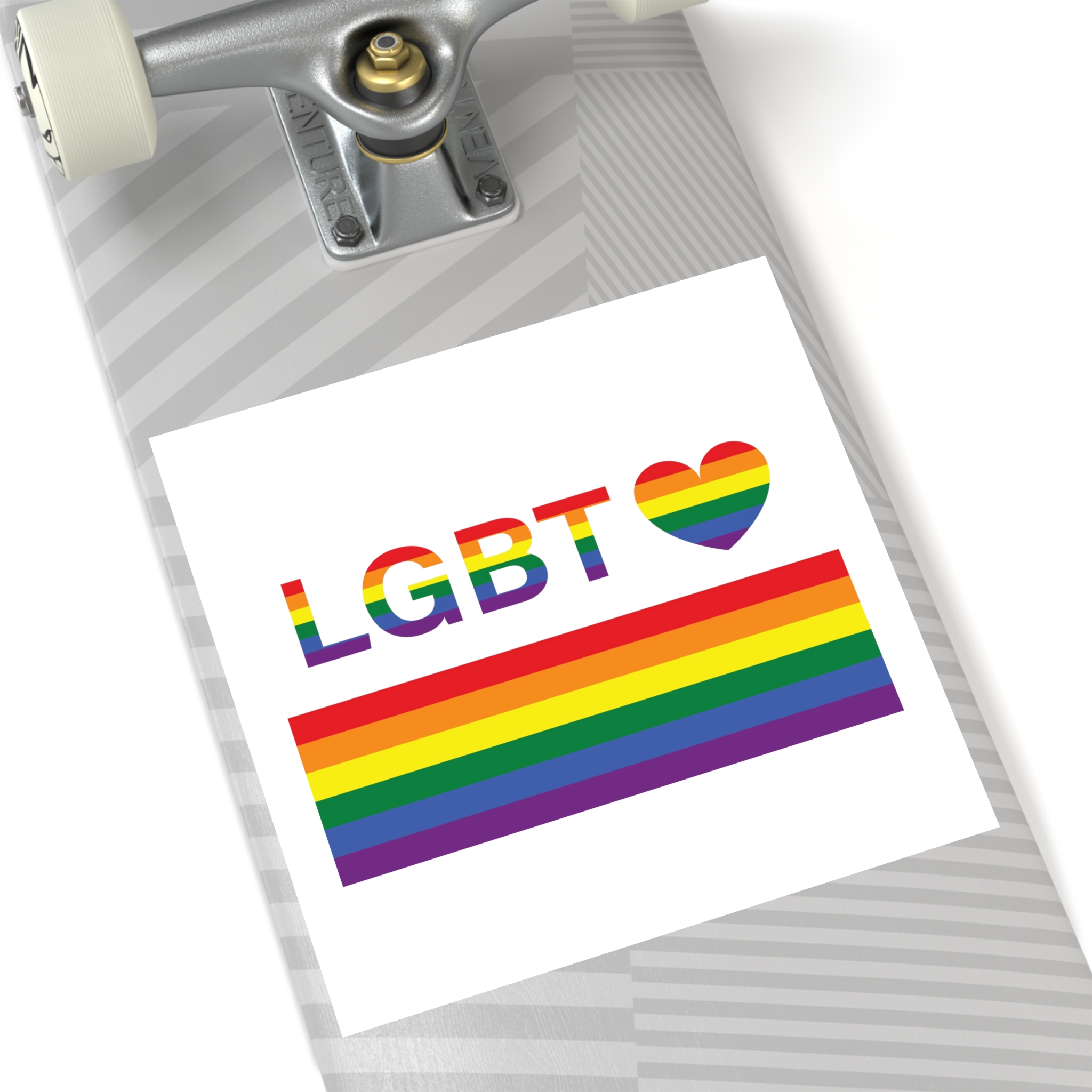 Lgbt Word Text Letter With Heart Rainbow Color Flag Isolated White Background Vector Illustration Laminate Stickers Square - Image 52