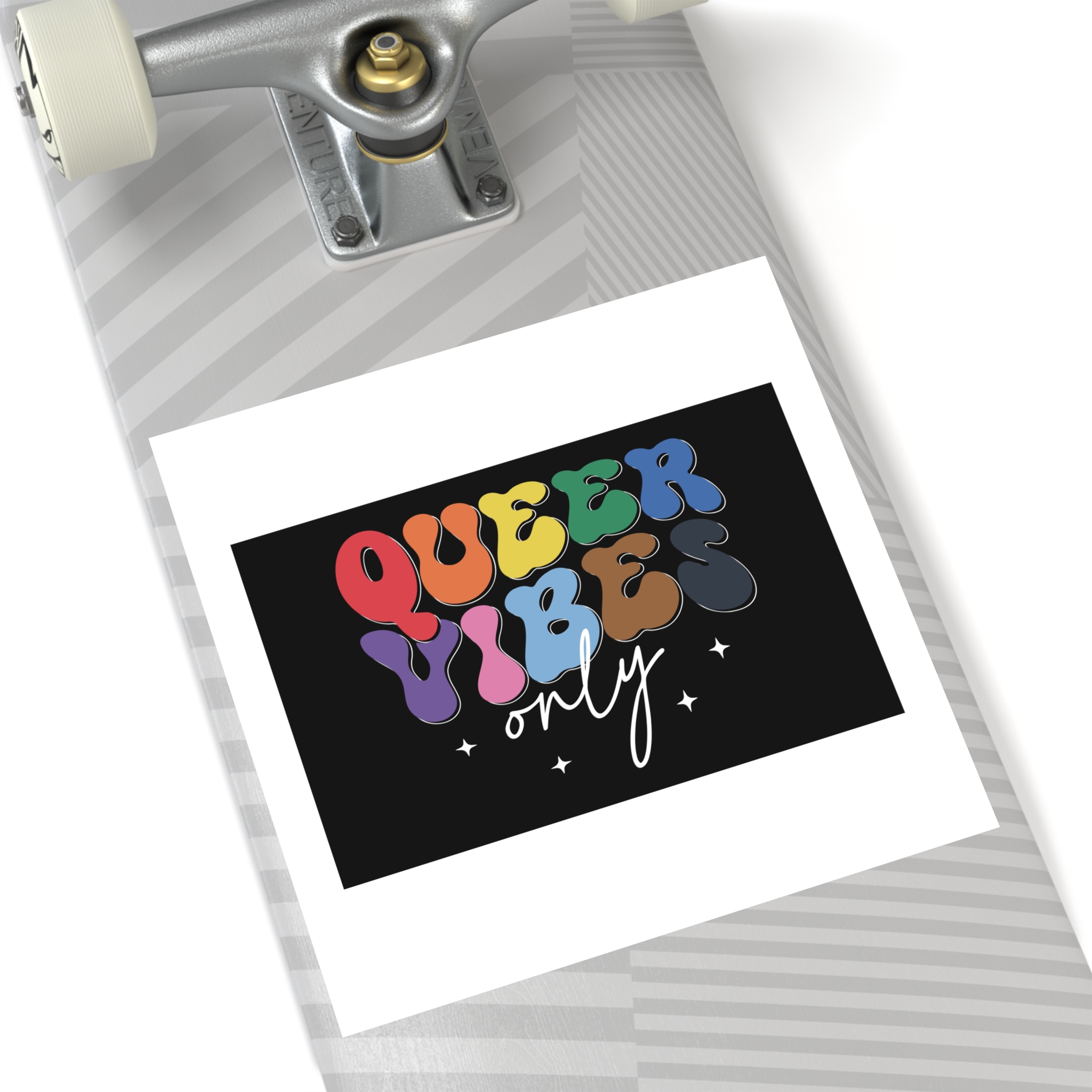 Pride Lgbtq Gay Typography Vector Tshirt Design(1) Laminate Stickers Square - Image 52