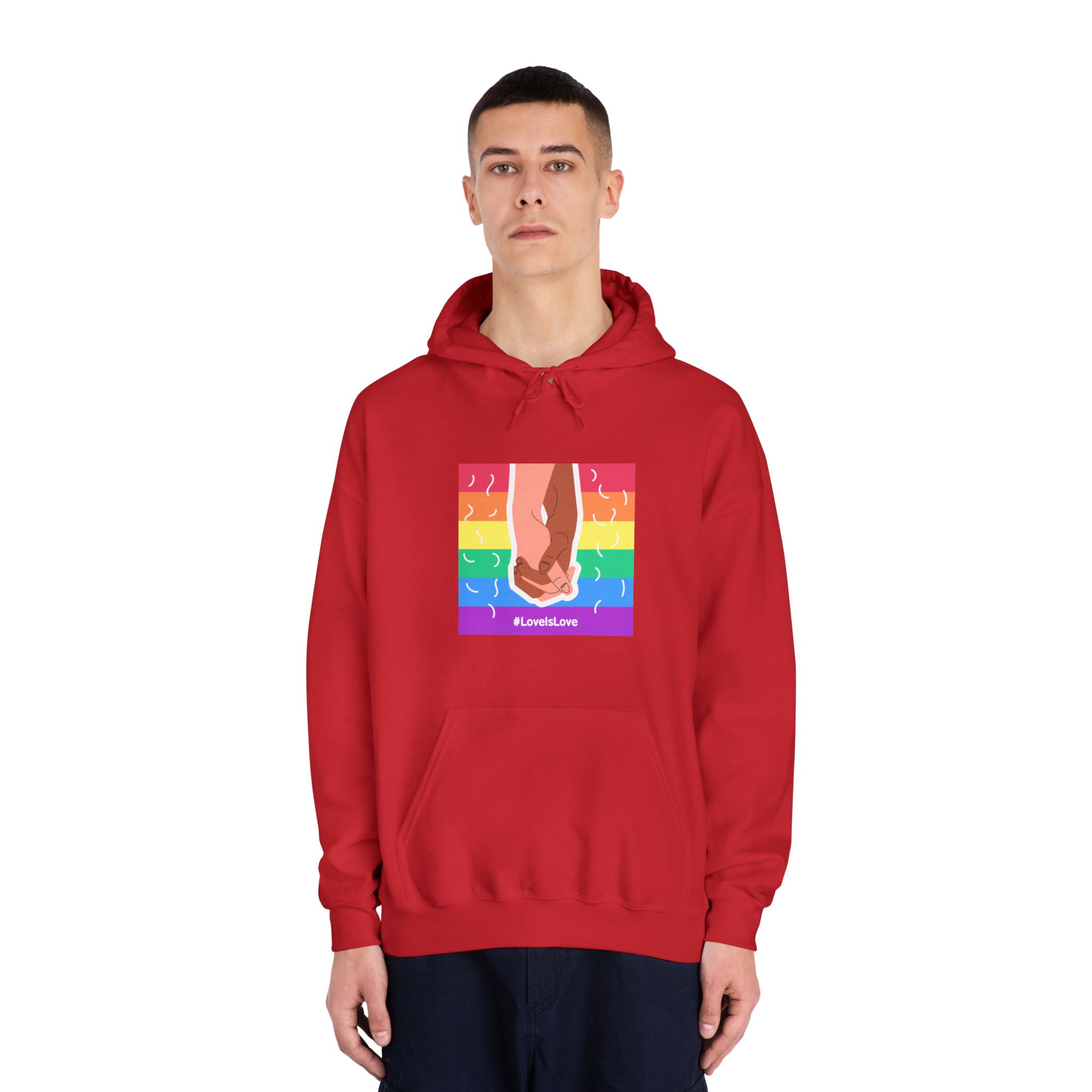 Pride Day Concept(2) Unisex Dryblend Hooded Sweatshirt - Image 35