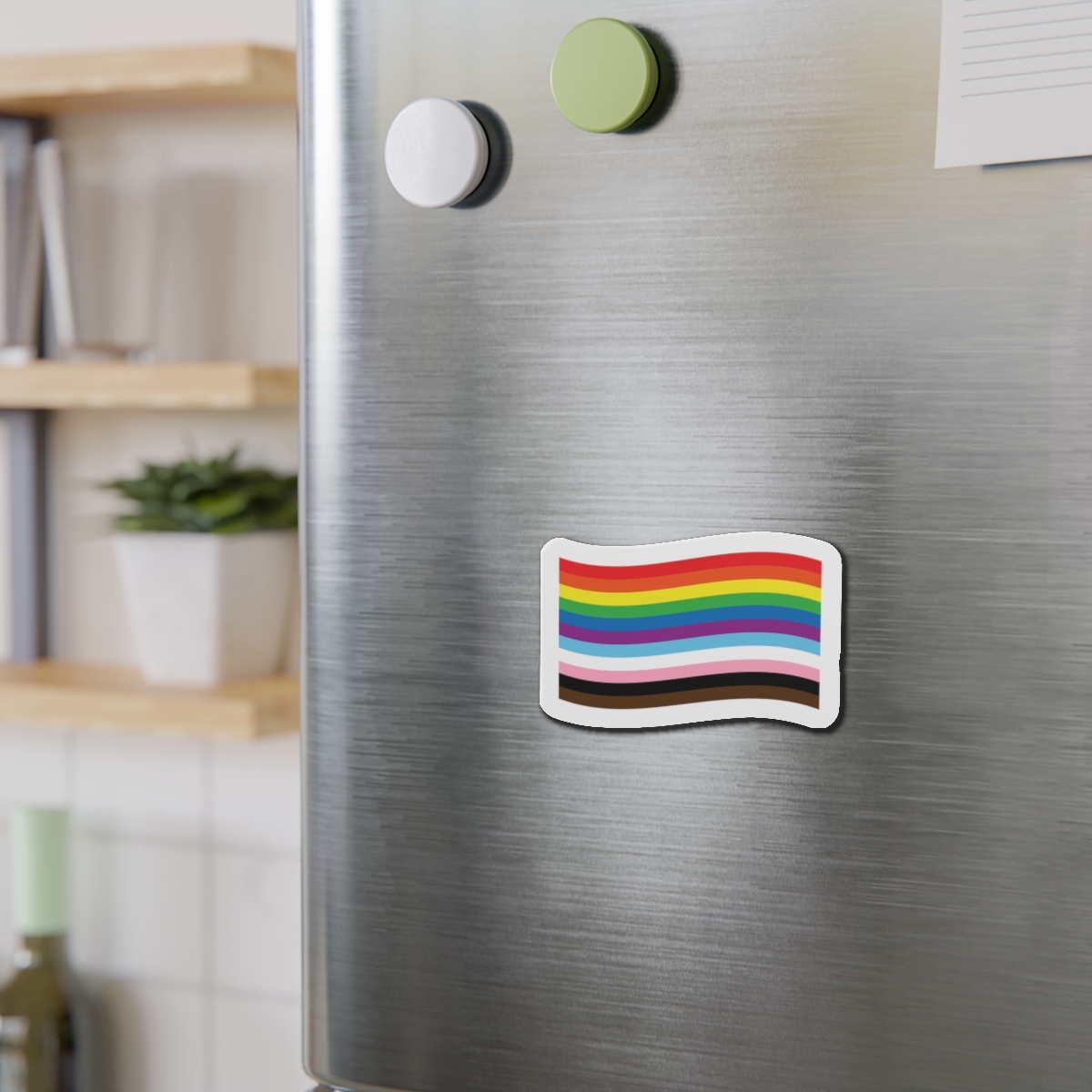 Vector Flat New Lgbtq Flag Die Cut Magnets - Image 9