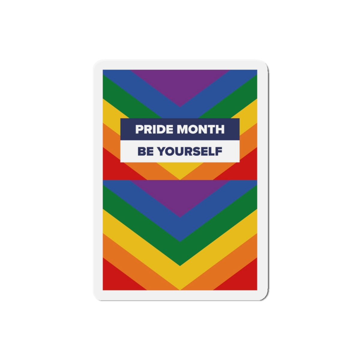 Lgbt Pride Month June Lesbian Gay Bisexual Transgender Lgbtq Flag Rainbow Vector(1)2 Die Cut Magnets - Image 7