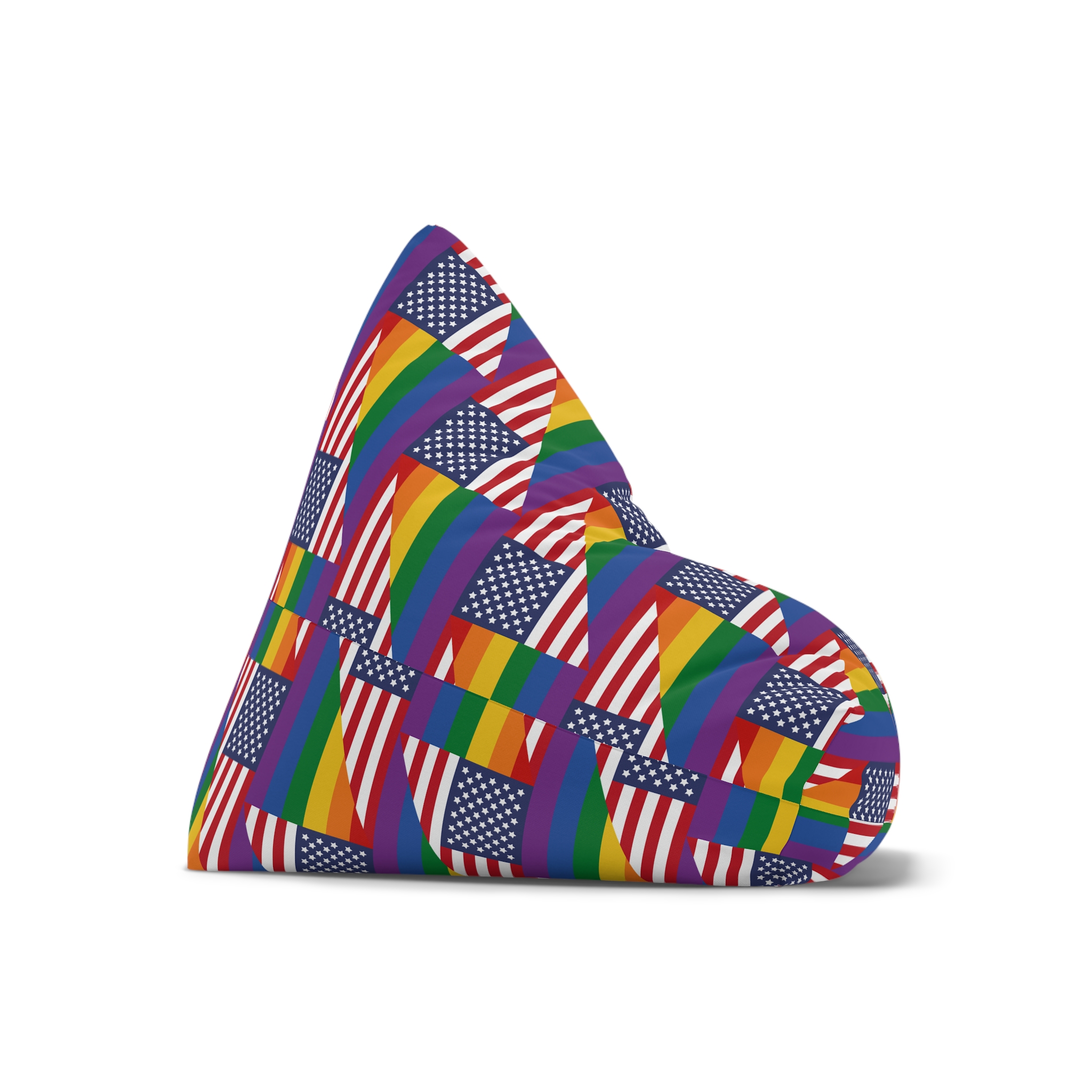 Lgbt Pride Month June Lesbian Gay Bisexual Transgender Lgbtq Flag Rainbow Vector(2) (1) Bean Bag Chair Cover - Image 7