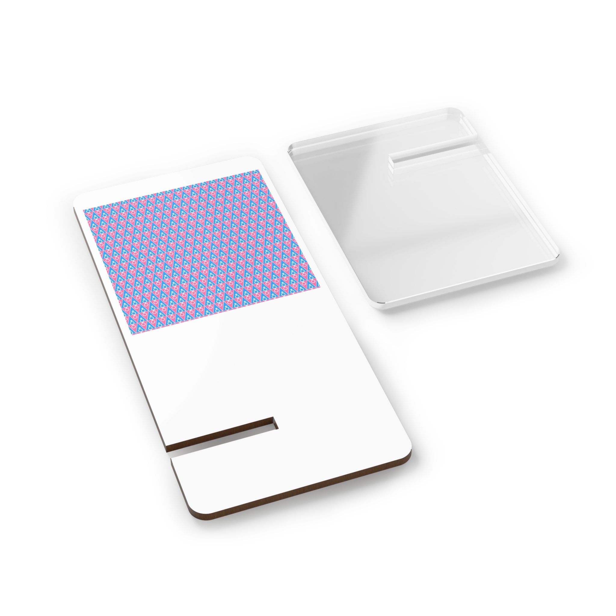 Gender Symbol Pattern Mobile Display Stand For Smartphones - Image 2