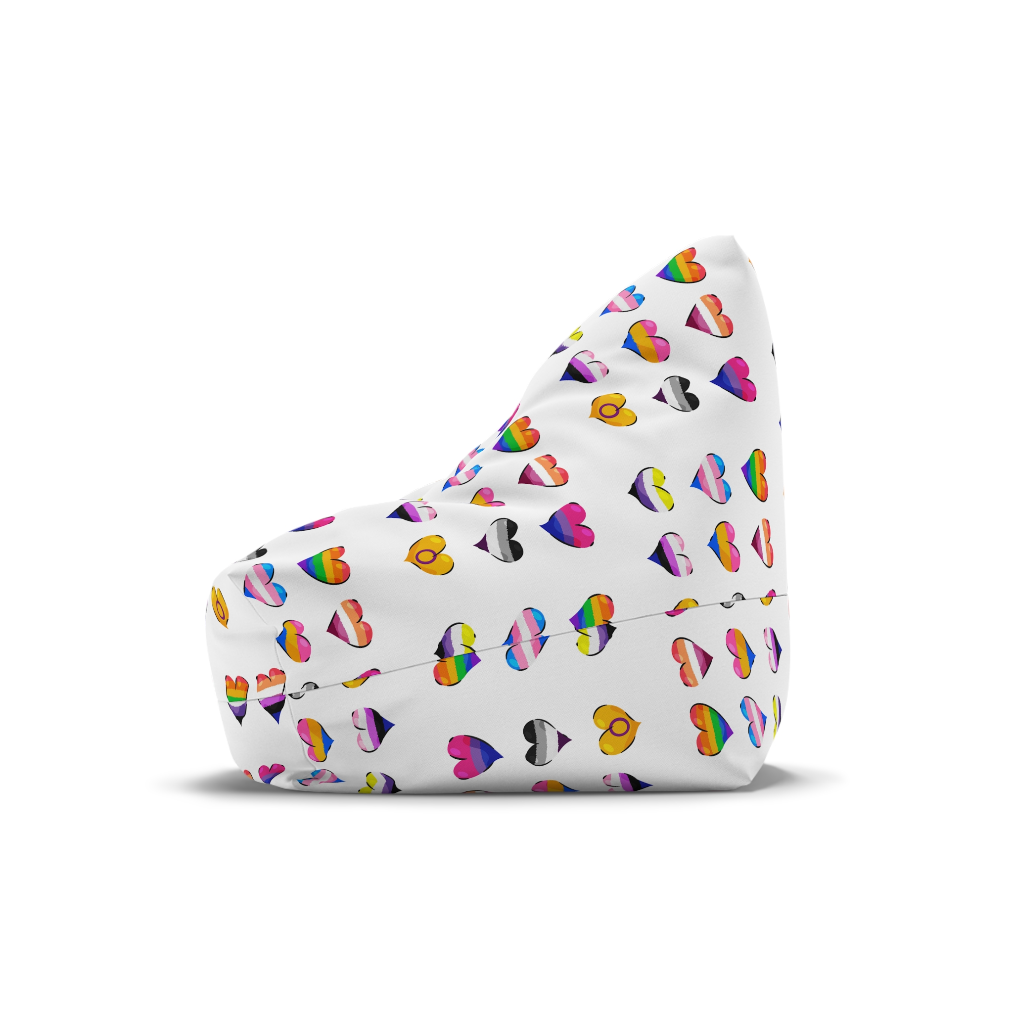 Flat Lgbt Pride Month Flags Collection Bean Bag Chair Cover - Image 4