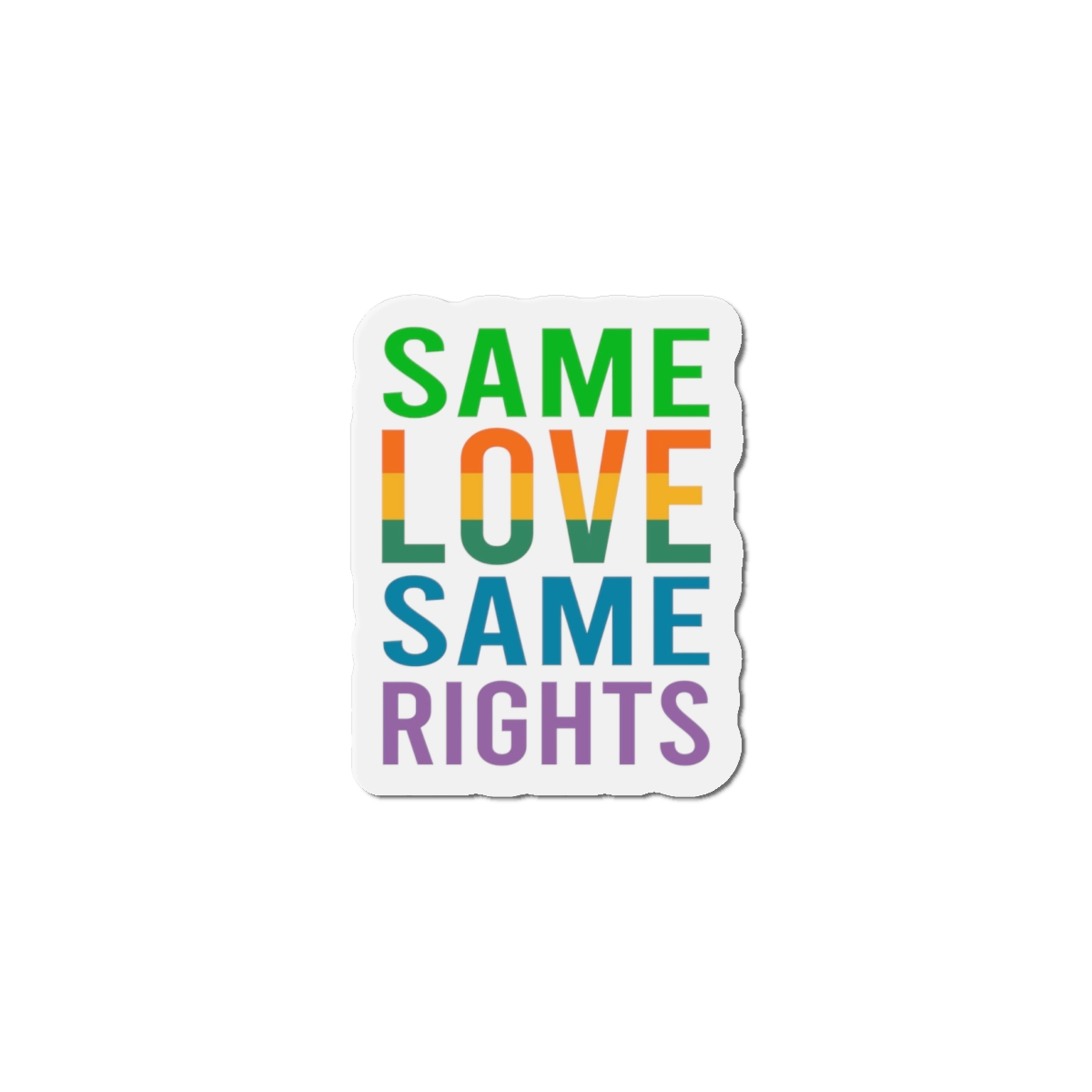 Typography T Shirt Design Collection Die Cut Magnets - Image 7