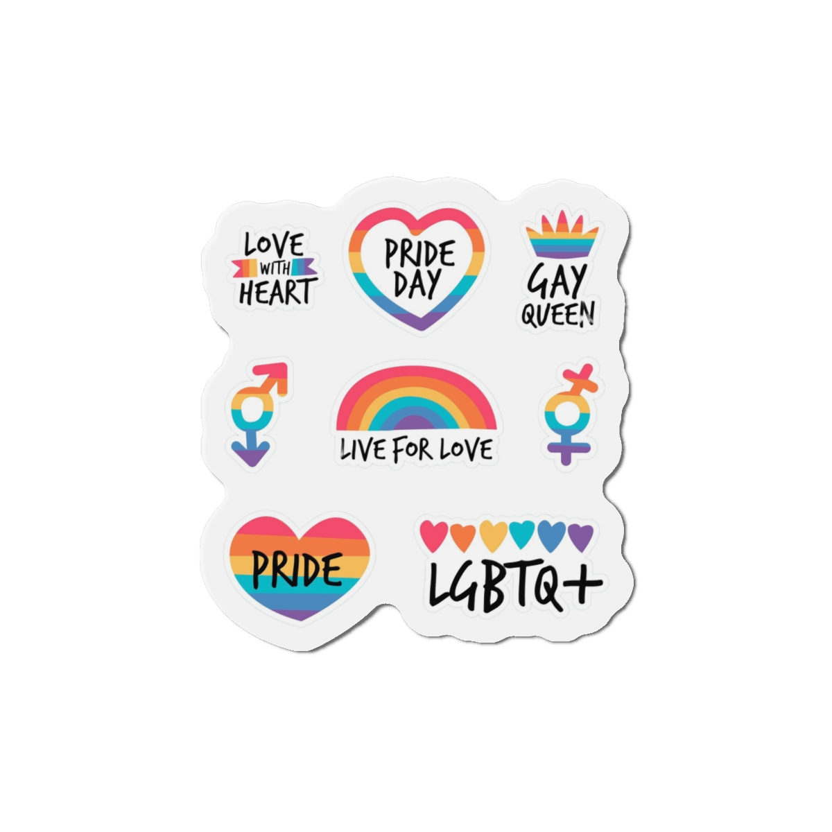 Pride Day Label Set Die Cut Magnets - Image 10