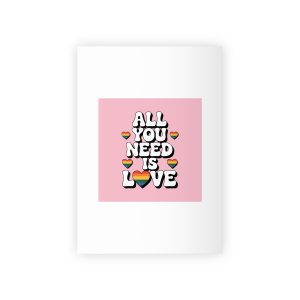 All You Need Is Love Pride Message Gift Wrapping Paper Rolls 1pc