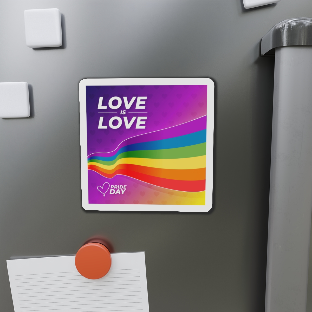 Colorful Pride Day Flag Concept Die Cut Magnets - Image 11