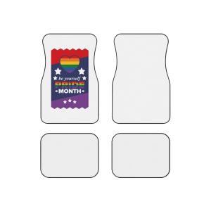 Lgbt Pride Month June Lesbian Gay Bisexual Transgender Love Lgbtq Flag Rainbow Vector Car Mats Set Of 4