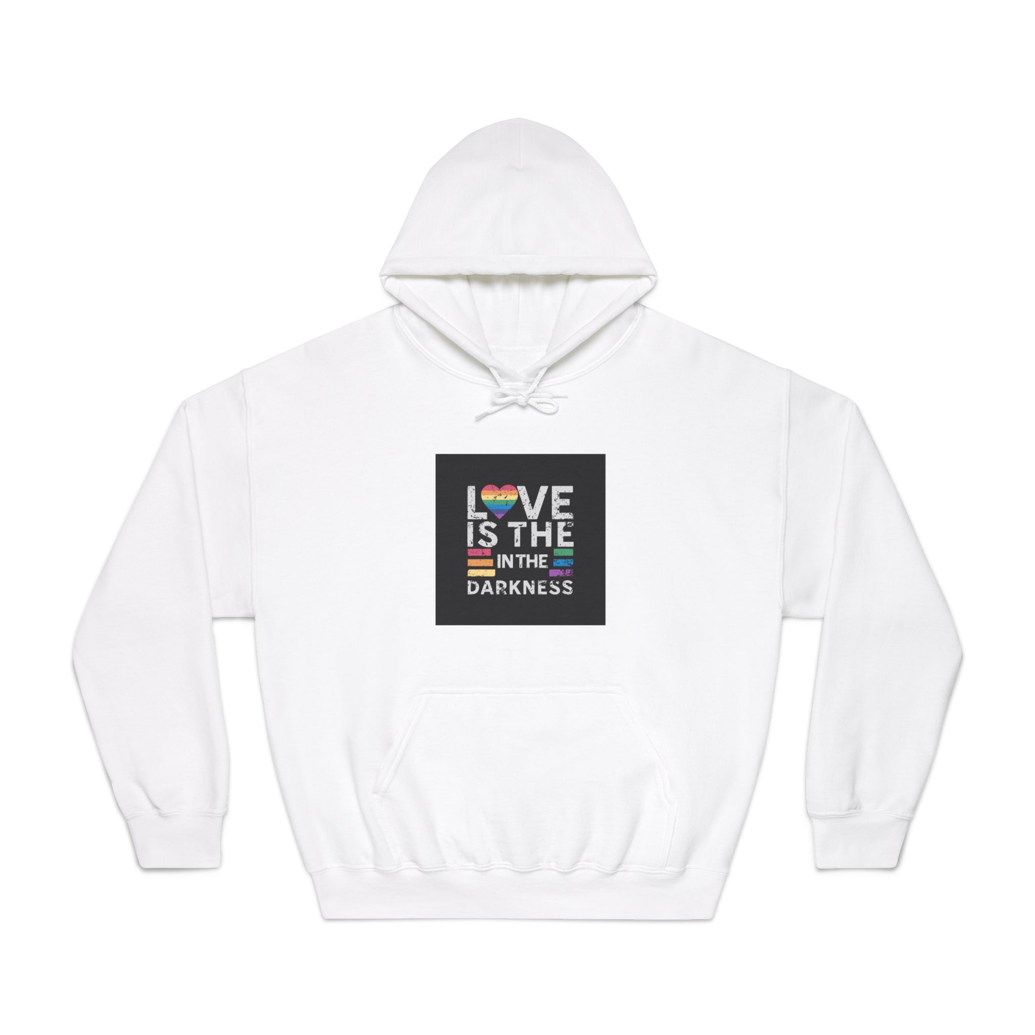 Love Is the In the Darkness Unisex Dryblend Hooded Sweatshirt