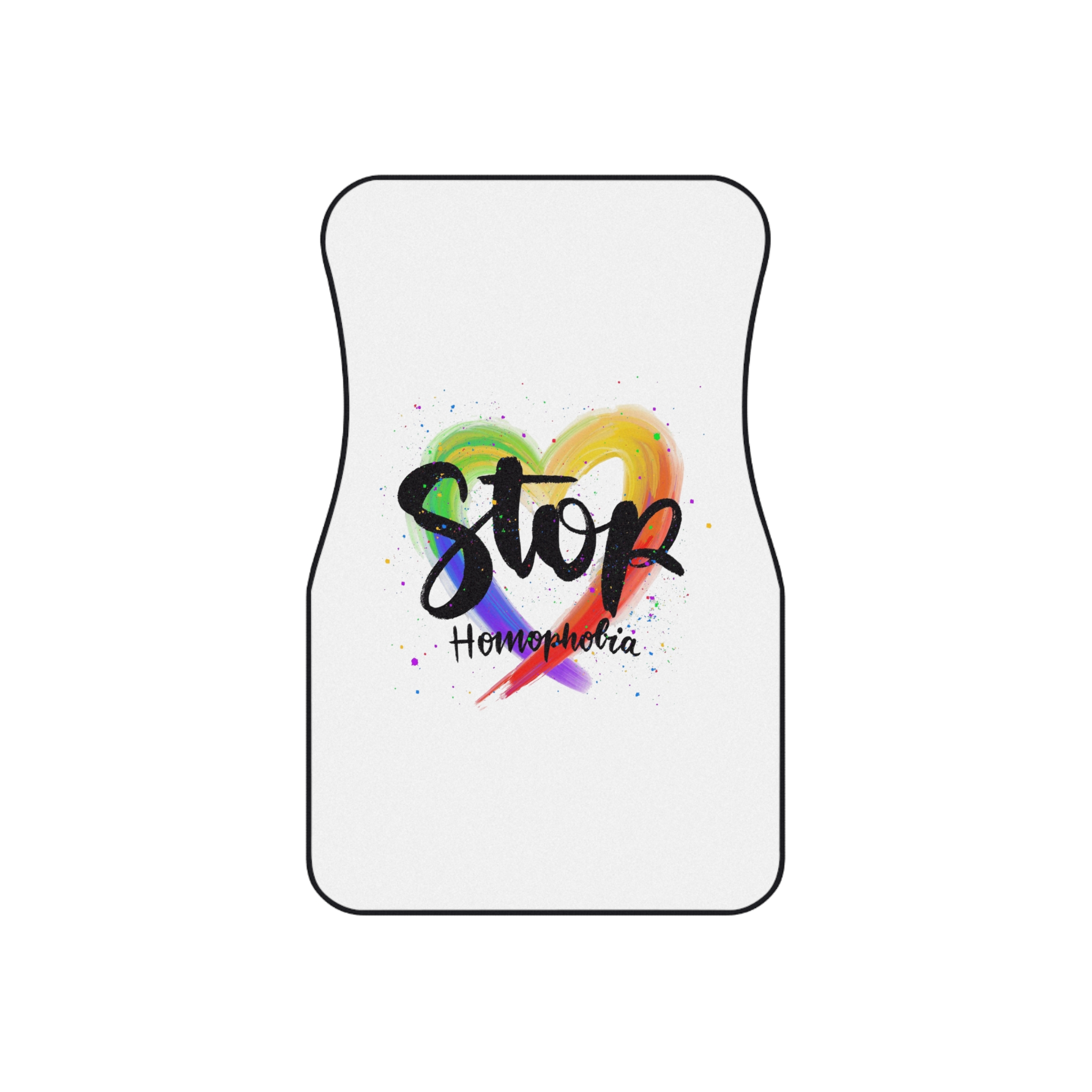 Stop Homophobia Concept Car Mats Set Of 4 - Image 2