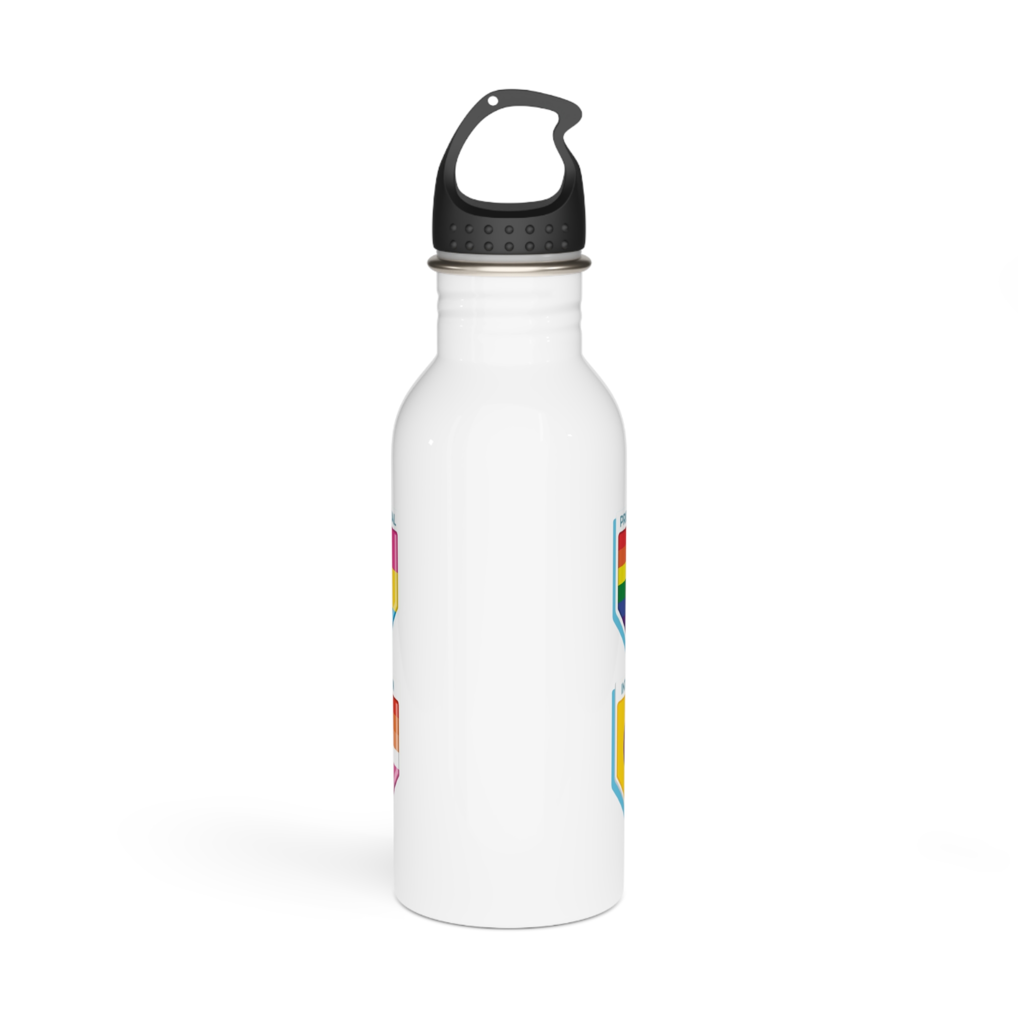 Flat Pride Month Lgbt Flags Collection Stainless Steel Water Bottle - Image 3
