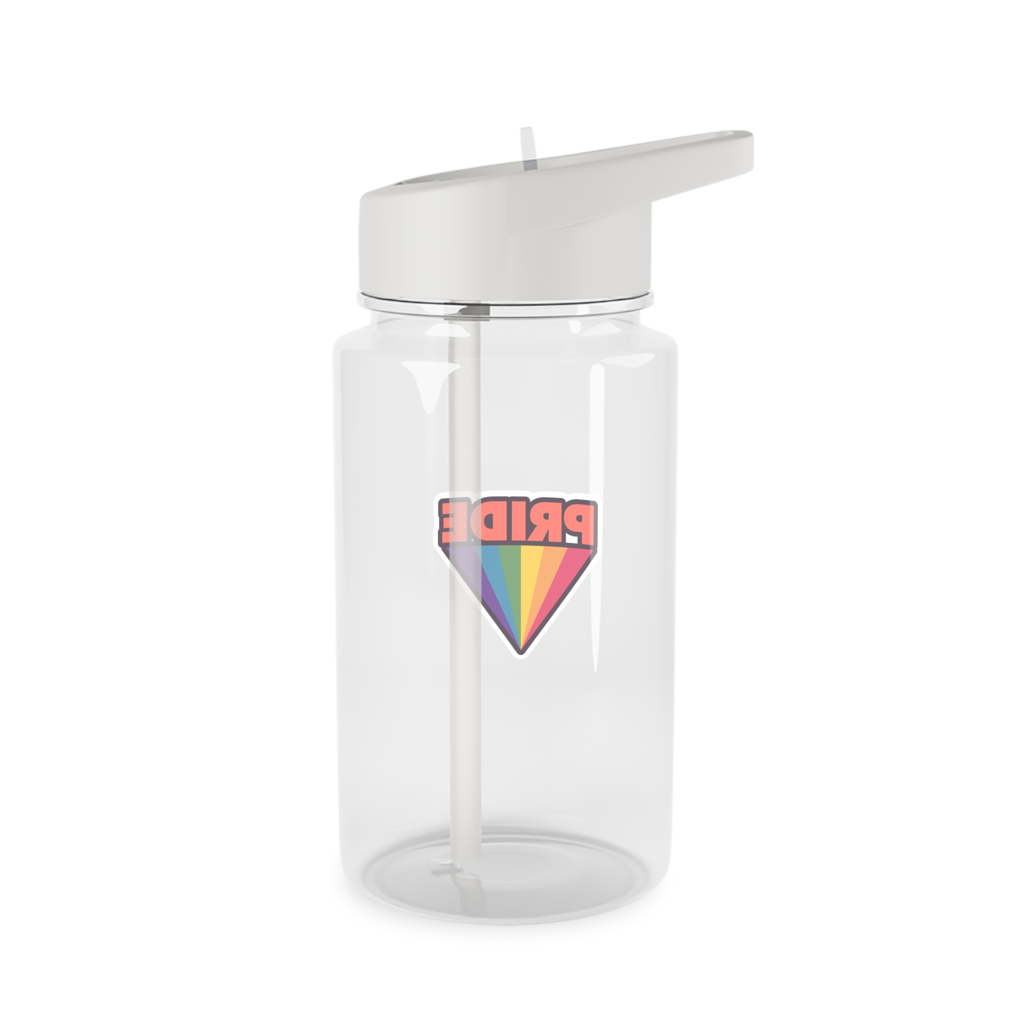 Pride With Rainbow1 Tritan Water Bottle - Image 2