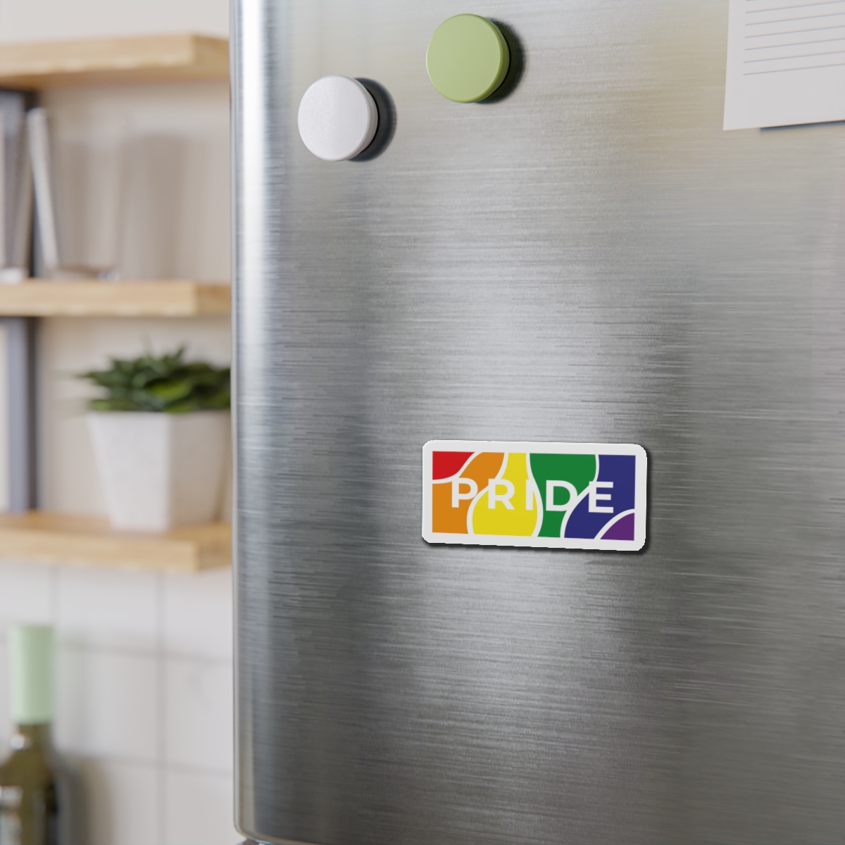 Gay Pride Month Colors Lgbtq Rainbow Background Tolerance Festival Die Cut Magnets - Image 6
