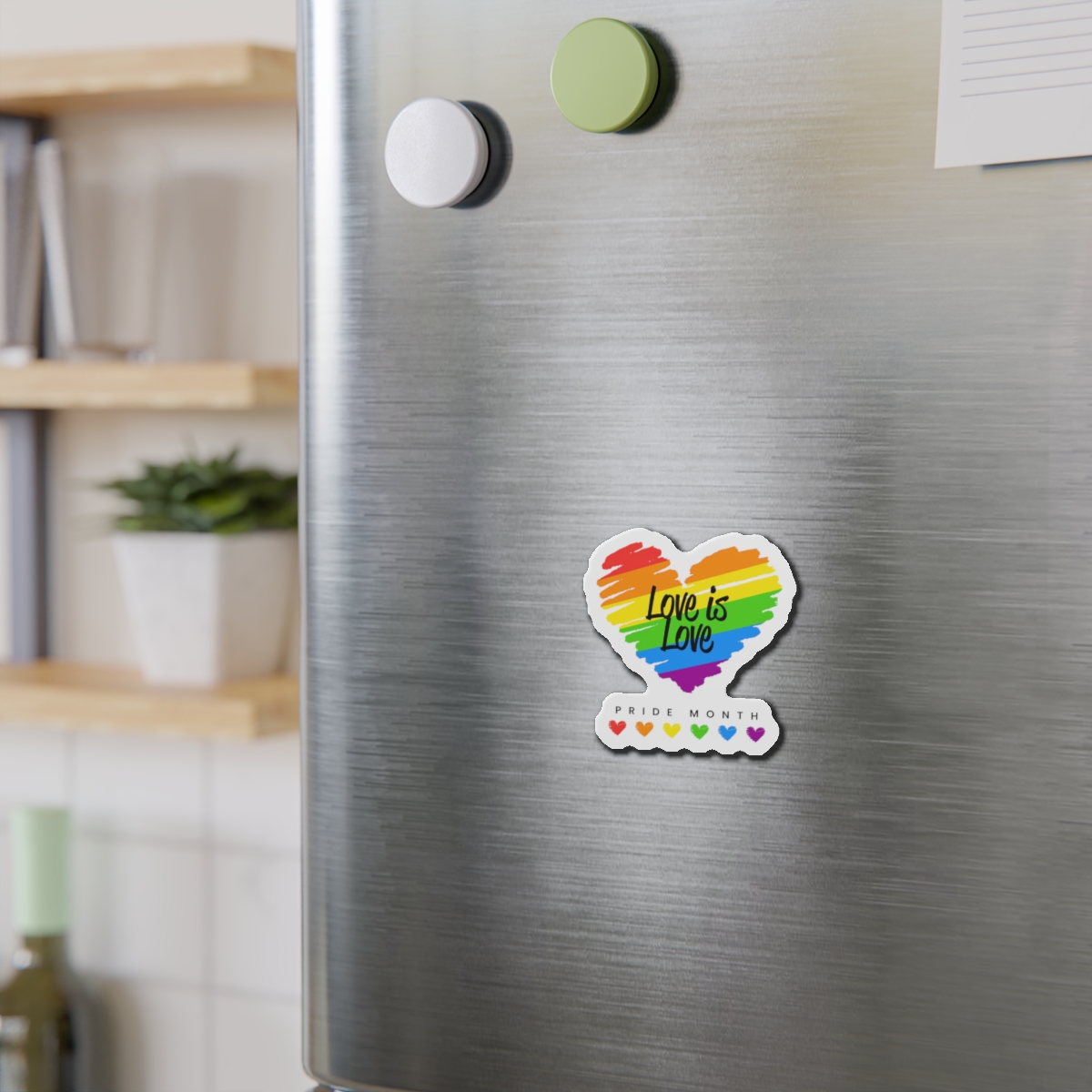 Beautiful Pride Day Flag Concept Die Cut Magnets - Image 6