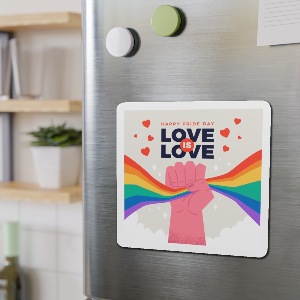 Happy Pride Day Concept Die Cut Magnets - Image 15