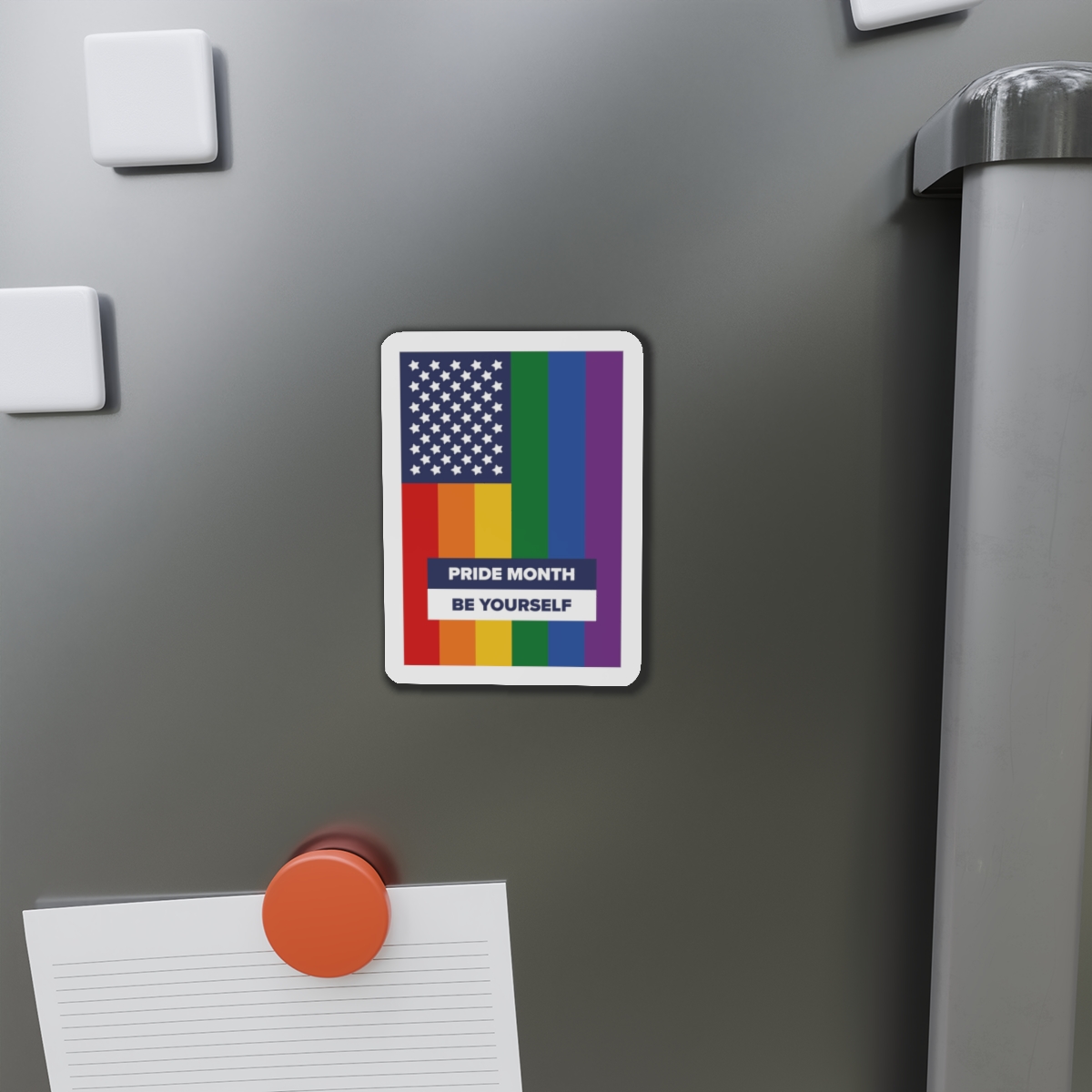 Lesbian Pride Design 8F6ACB Die Cut Magnets - Image 8