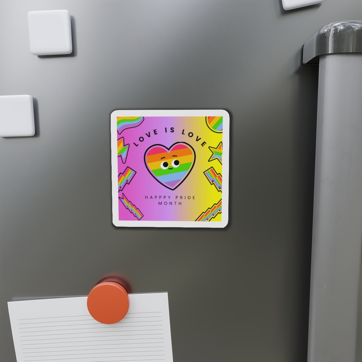 Free Vector Colorful Pride Month Die Cut Magnets - Image 8