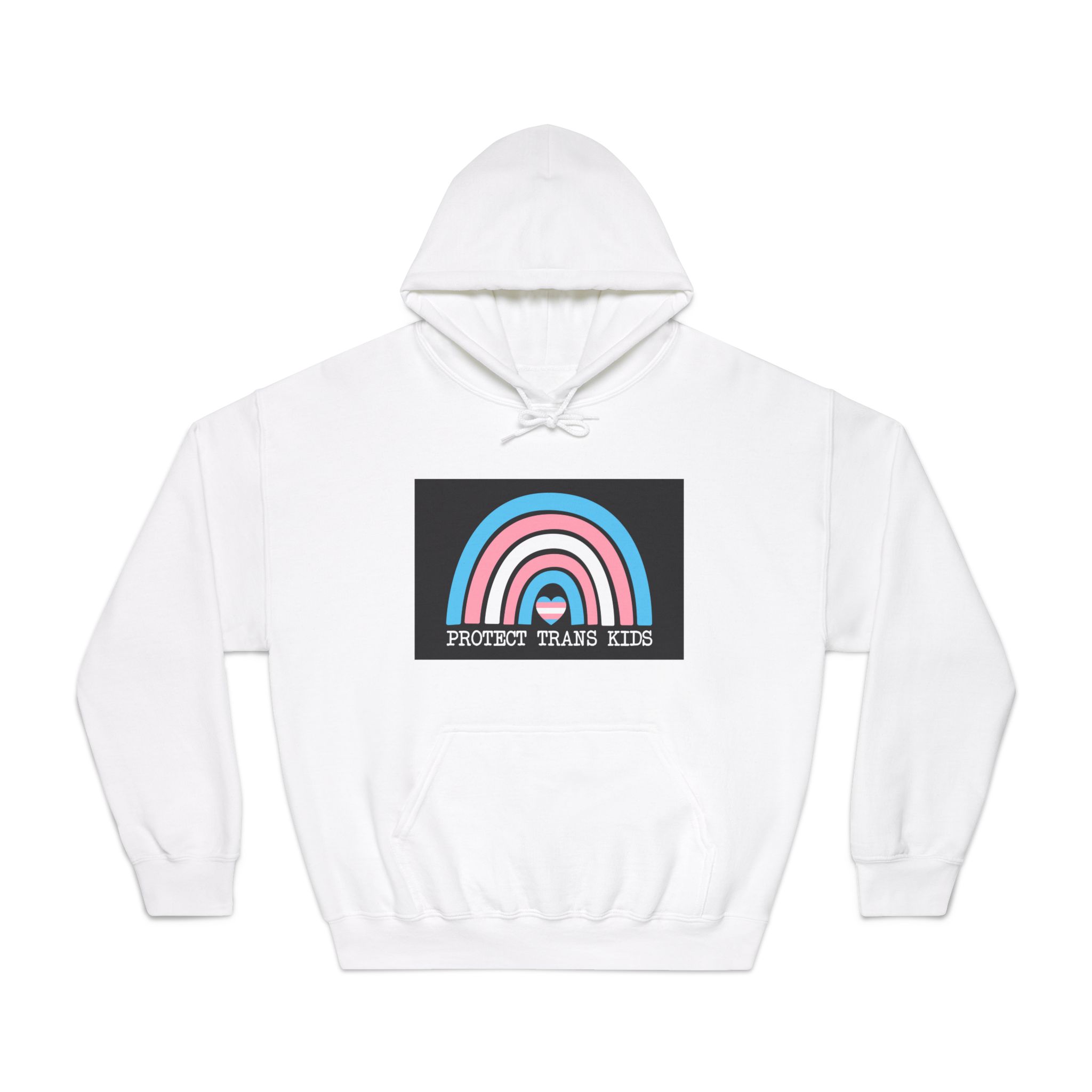 Poster That Says Protection Boys Their Kids Unisex Dryblend Hooded Sweatshirt
