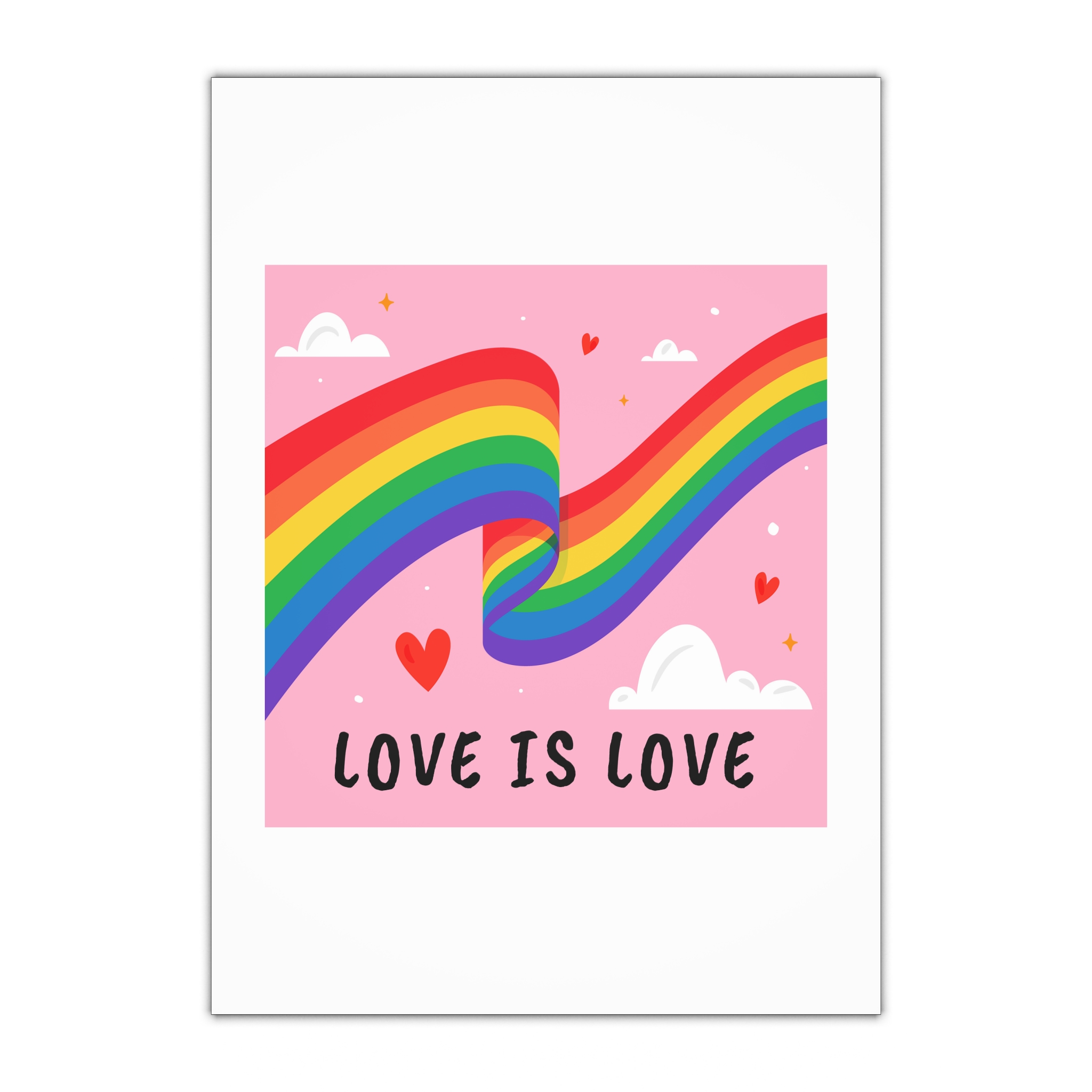 Colorful Flag Pride Day Gift Wrapping Paper Sheets 1pc