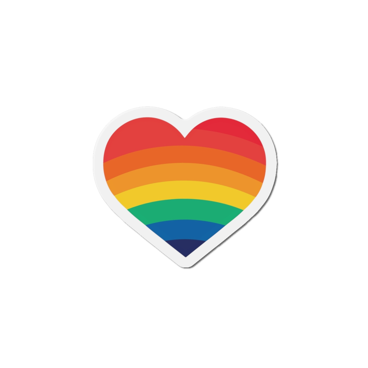 Pride Day Month Lgbt Heart With Rainbow Colors Die Cut Magnets - Image 13
