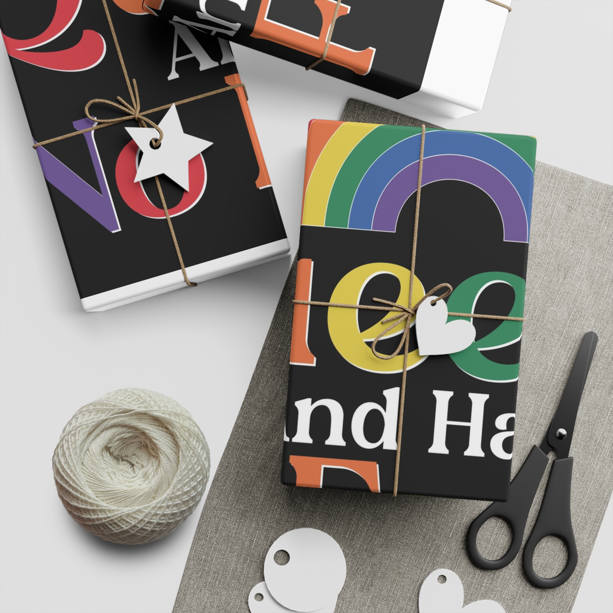 Pride Lgbtq Gay Typography Vector Tshirt Design(13) Gift Wrapping Paper Sheets 1pc - Image 5