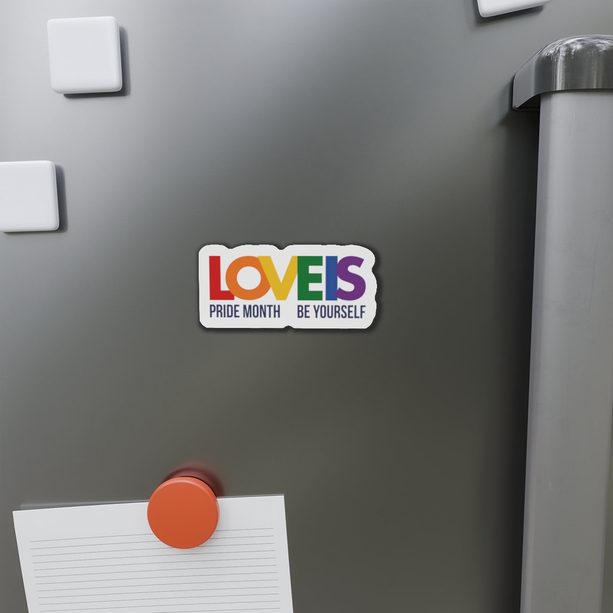 Lgbt Pride Month June 2026 Lesbian Gay Bisexual Transgender Lgbtq Flag Rainbow Love Vector Die Cut Magnets - Image 8