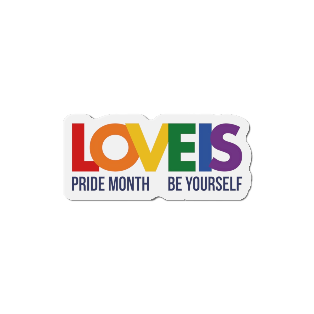 Lgbt Pride Month June 2026 Lesbian Gay Bisexual Transgender Lgbtq Flag Rainbow Love Vector Die Cut Magnets - Image 7