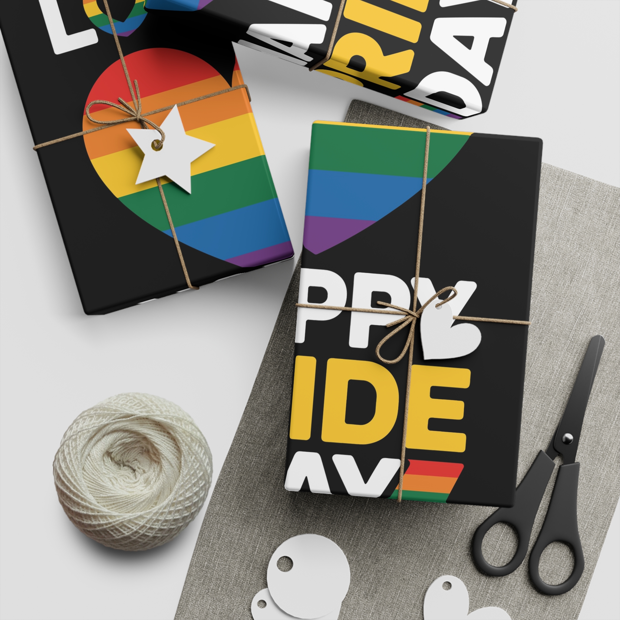 Lesbian Pride Design 050E97 Gift Wrapping Paper Sheets 1pc - Image 2