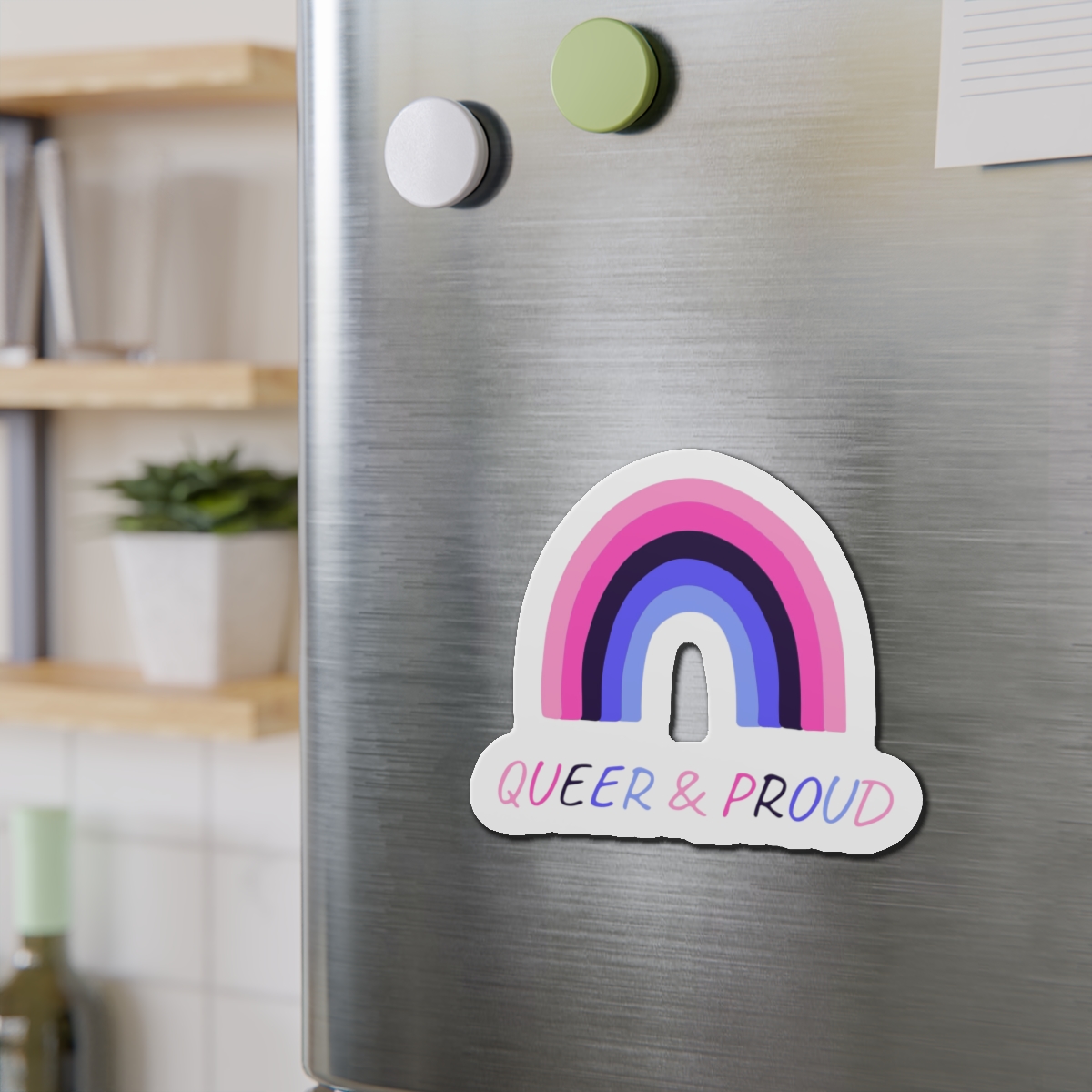 Colorful Rainbow Shape Omnisexual Pride Flag Happy Pride Day Lgbtqia Community Pride Month Vector Hand Drawn Doodle Posters Stickers Logo Cards (1) Die Cut Magnets - Image 15