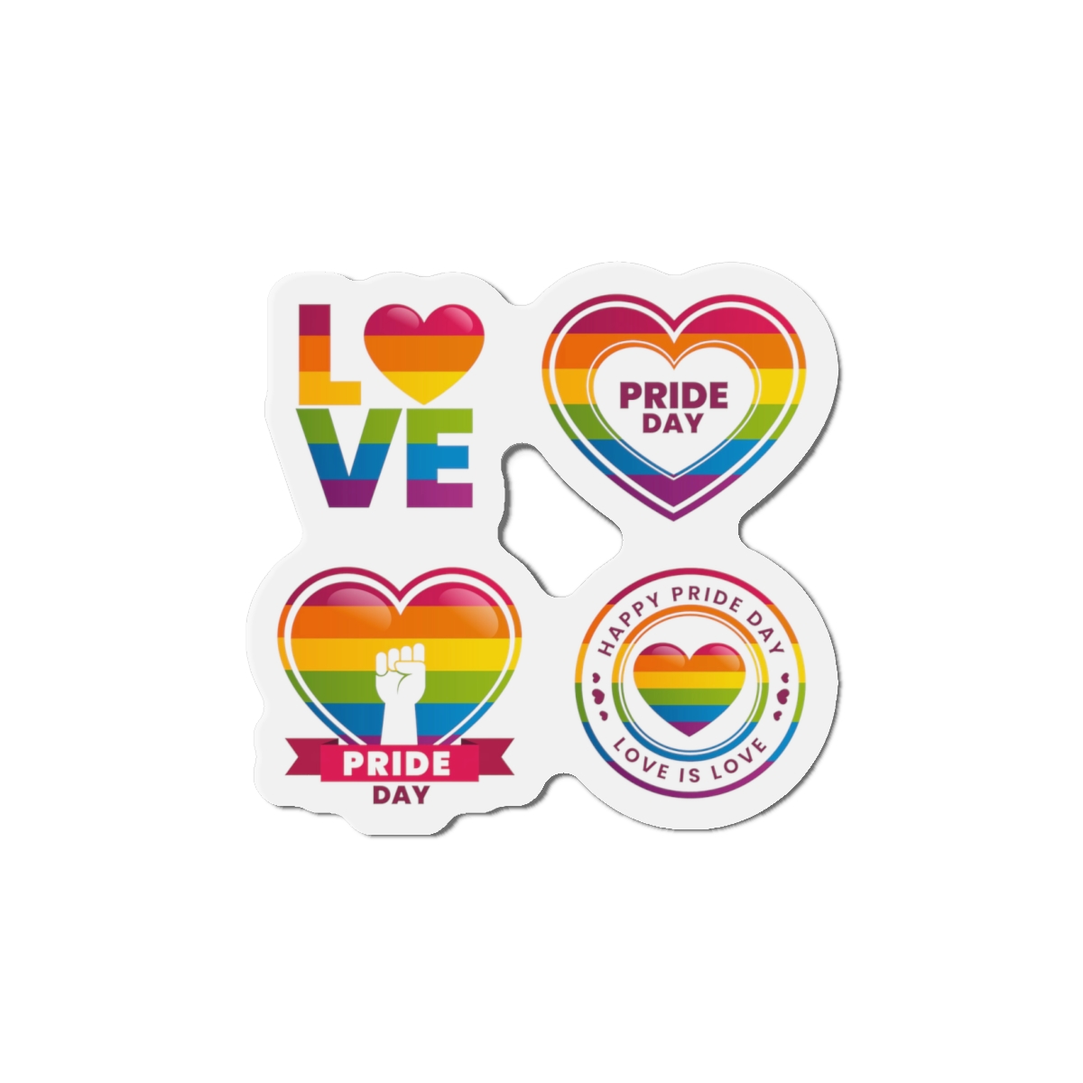 Label Collection With Pride Day Die Cut Magnets - Image 7