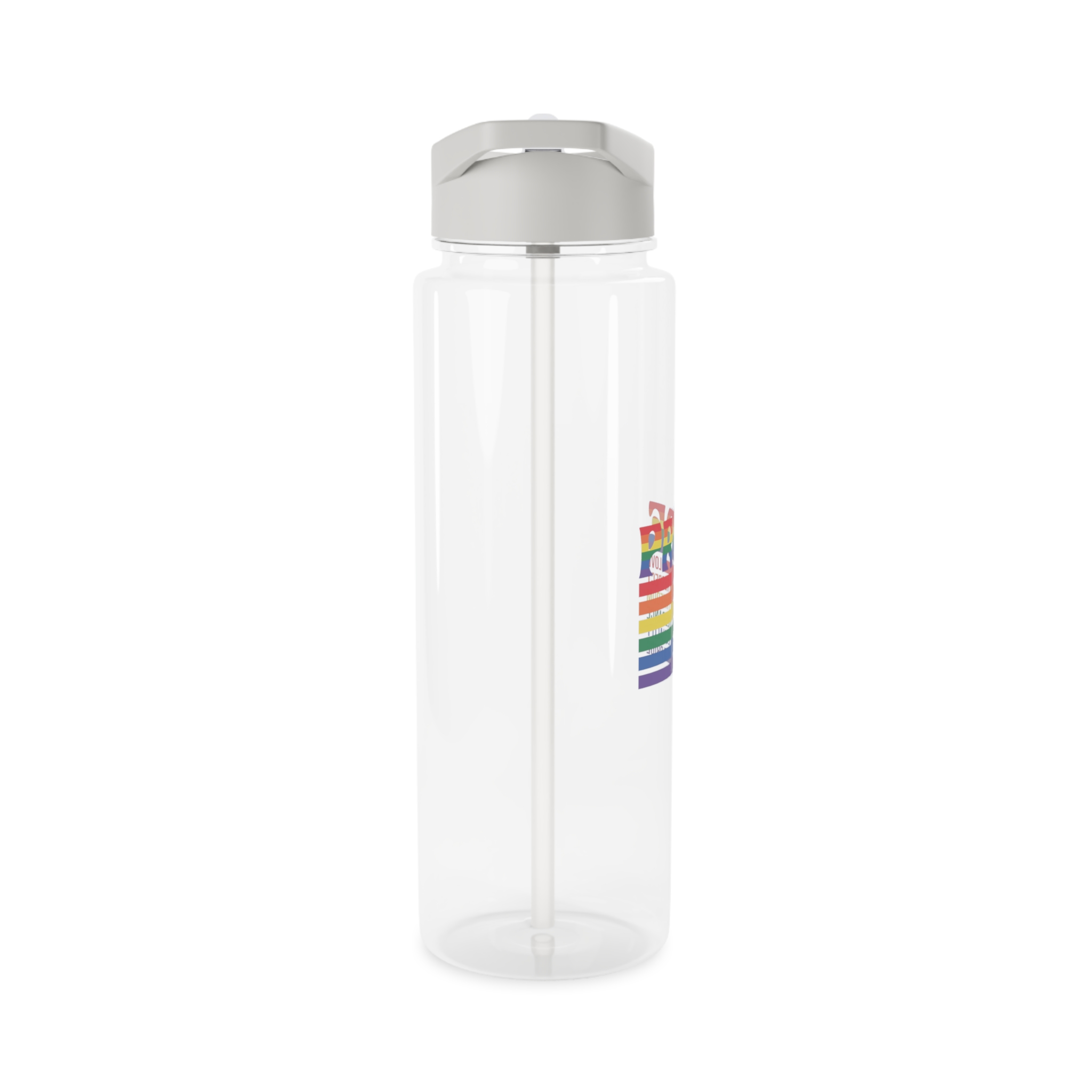 Pride Lgbtq Gay Typography Vector Tshirt Design1 Tritan Water Bottle - Image 8