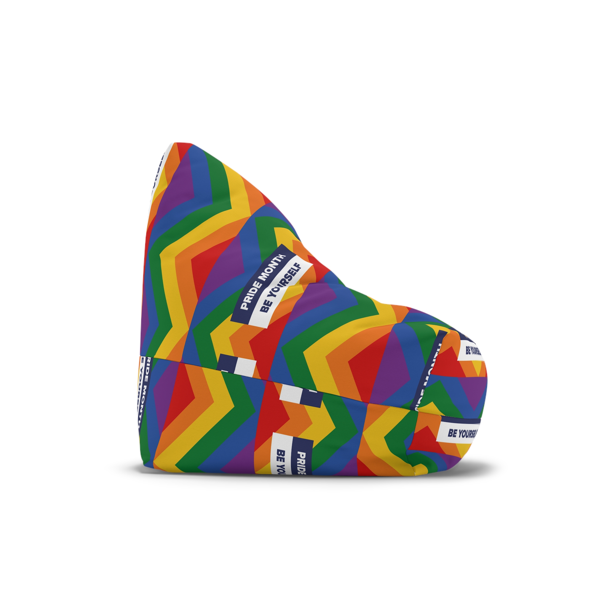 Lgbt Pride Month June Lesbian Gay Bisexual Transgender Lgbtq Flag Rainbow Vector(1)2 Bean Bag Chair Cover - Image 3