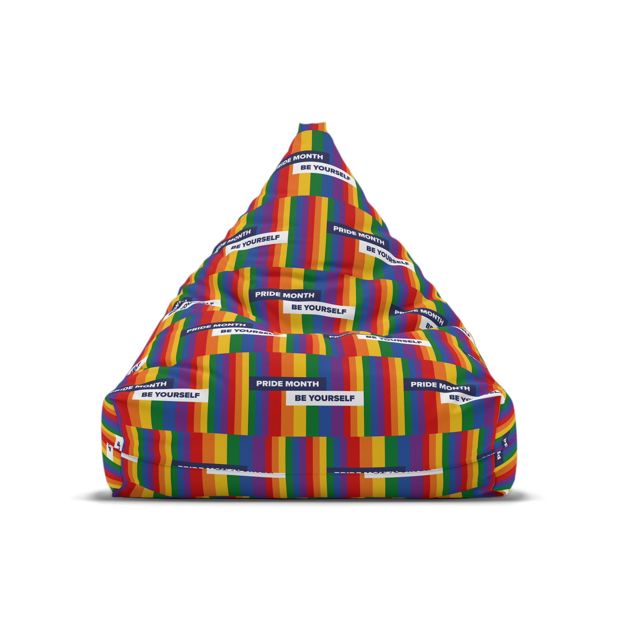 Lgbt Pride Month June Lesbian Gay Bisexual Transgender Lgbtq Flag Rainbow Vector2 Bean Bag Chair Cover - Image 5