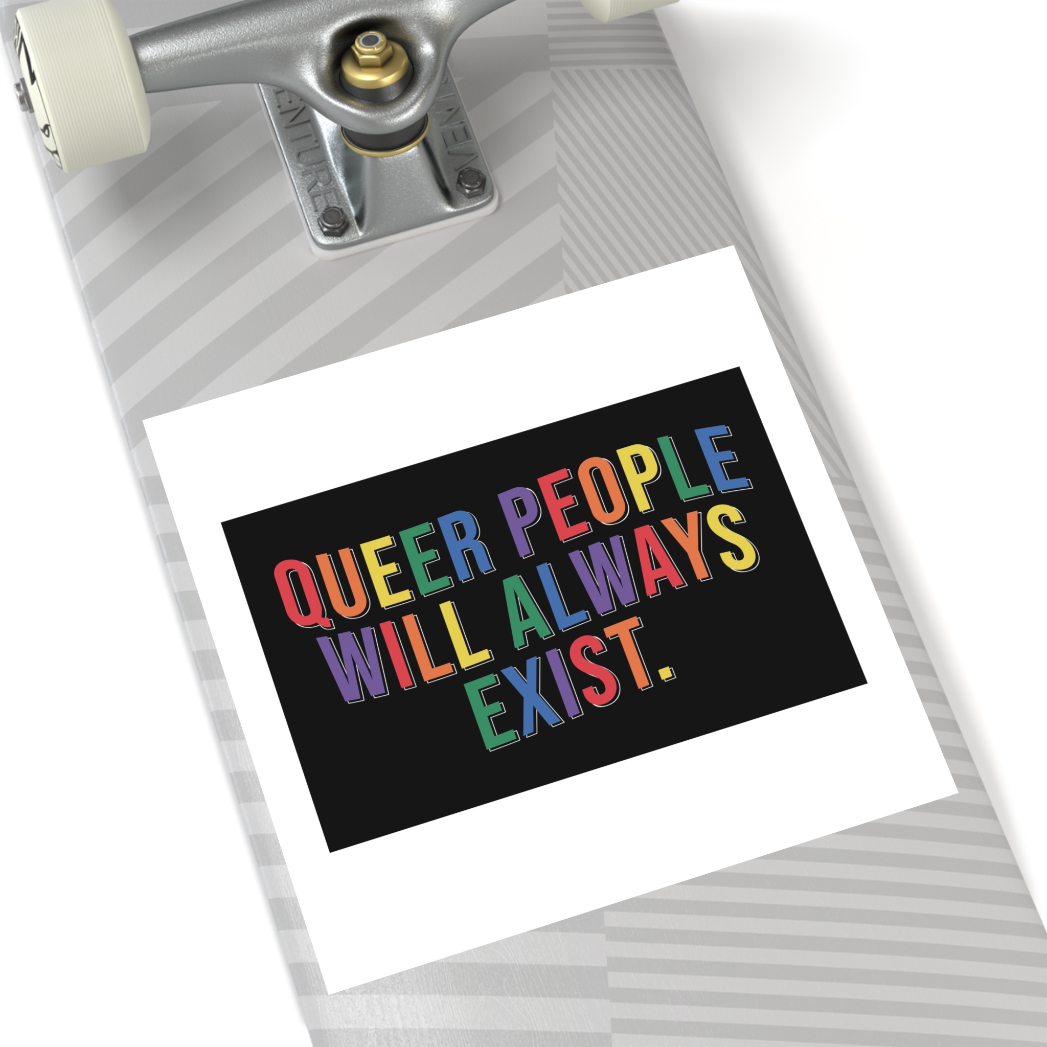 Pride Lgbtq Gay Typography Vector Tshirt Design(12) Laminate Stickers Square - Image 64