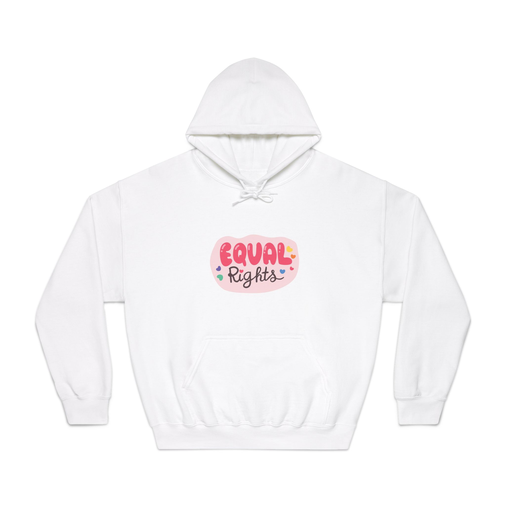 Lgbt Sticker Pack White Background Lgbtq Set Symbol Lgbt Pride Community Rainbow Elements Vector Hand Draw Illustration Hand Drawn Lettering (1) Unisex Dryblend Hooded Sweatshirt