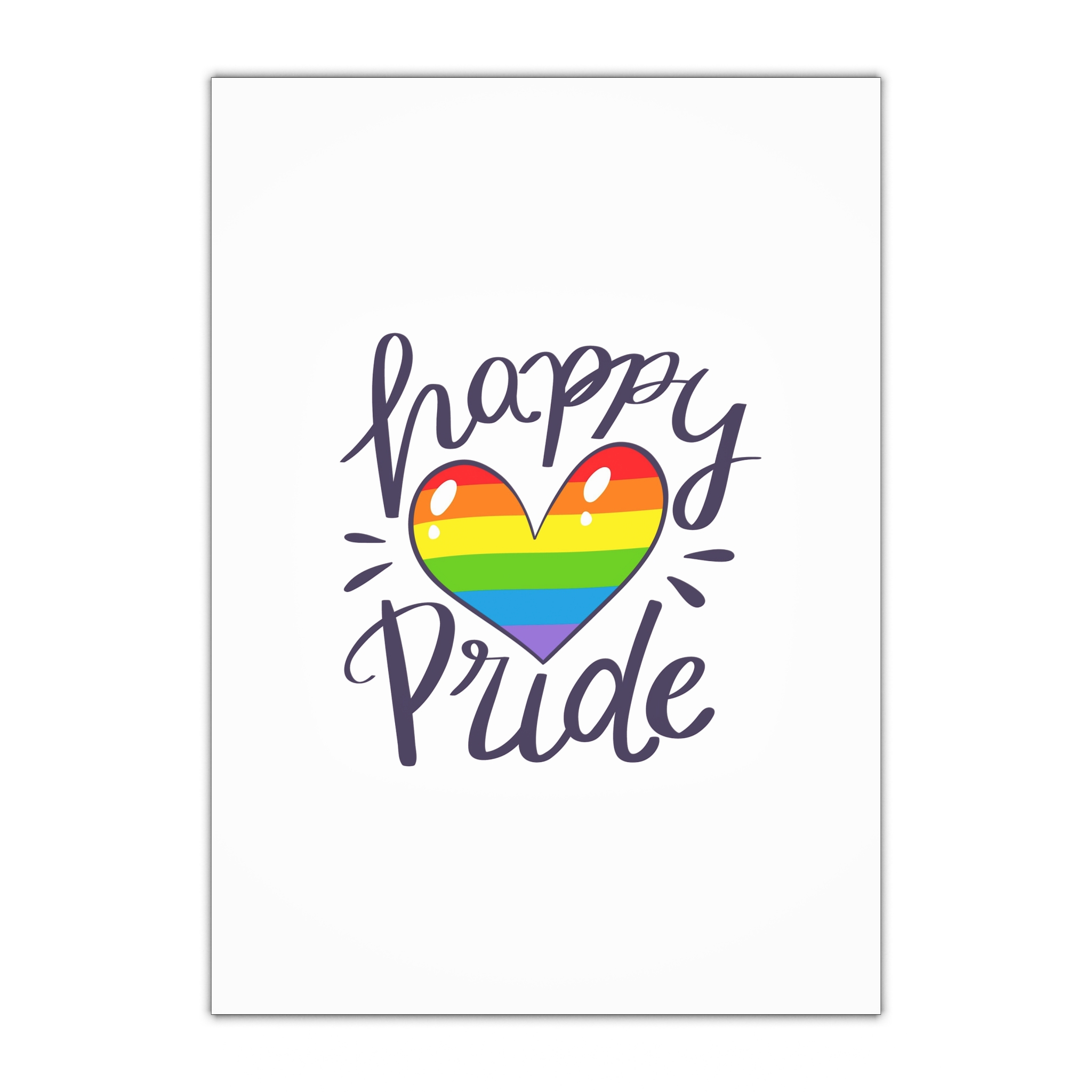 Pride Day Concept (1) Gift Wrapping Paper Sheets 1pc