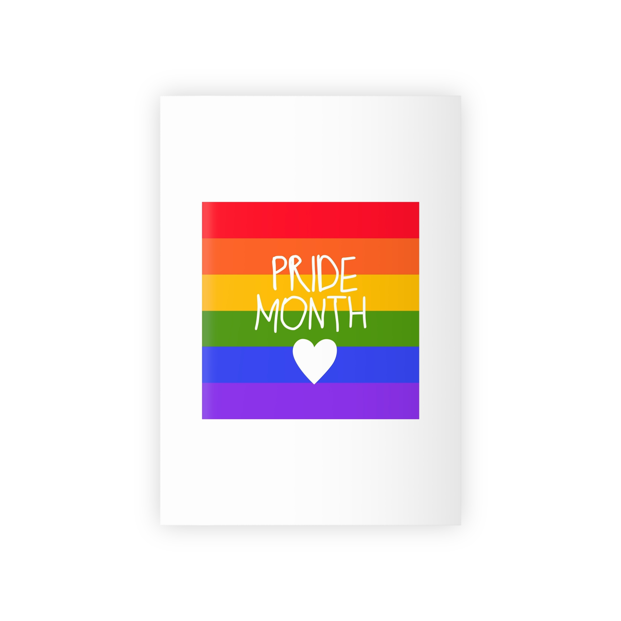 Cute Simple Banner Pride Month Symbols Pride Month With Lgbtq Flag Colours Gift Wrapping Paper Rolls 1pc
