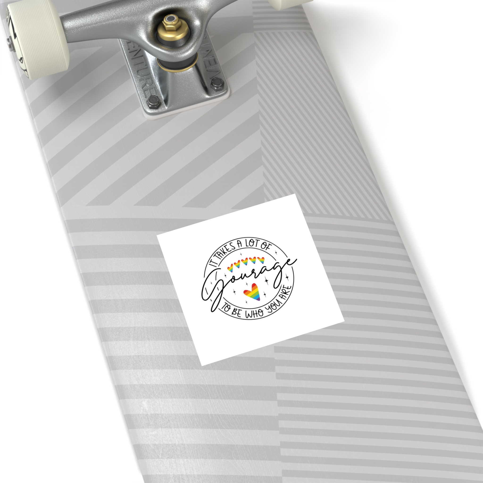 It Takes Lot Be Who You Are Gourage Laminate Stickers Square - Image 20