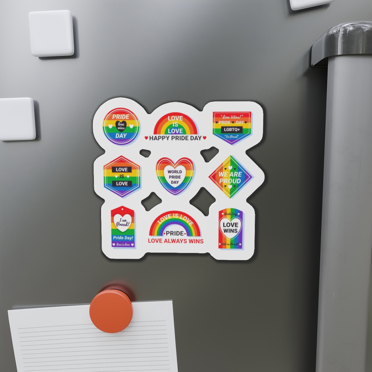 Pride Day Labels Concept Die Cut Magnets - Image 14