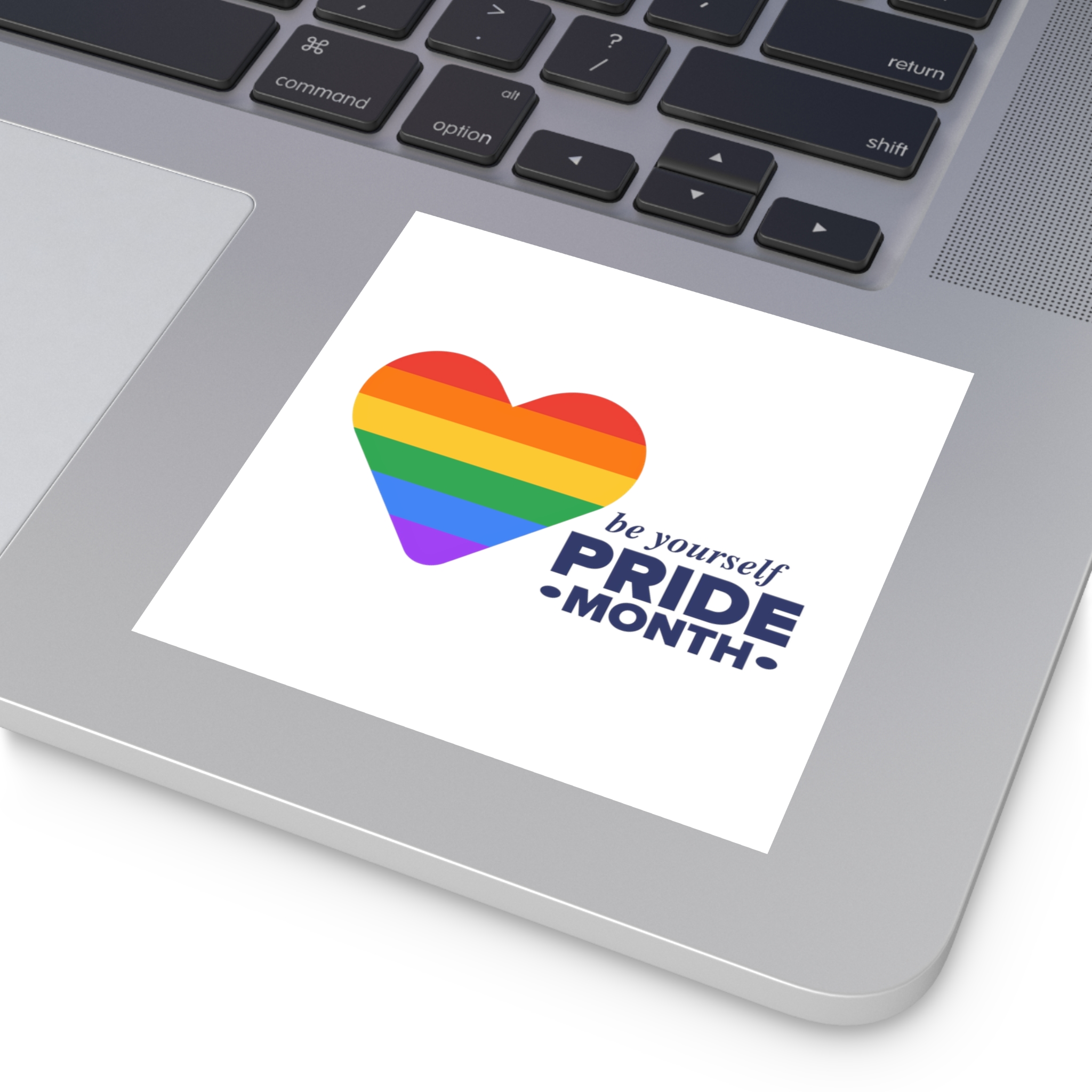 Lgbt Pride Month June Lgbt Flag Rainbow Flag Love Concept Vector Illustration Poster Laminate Stickers Square - Image 19