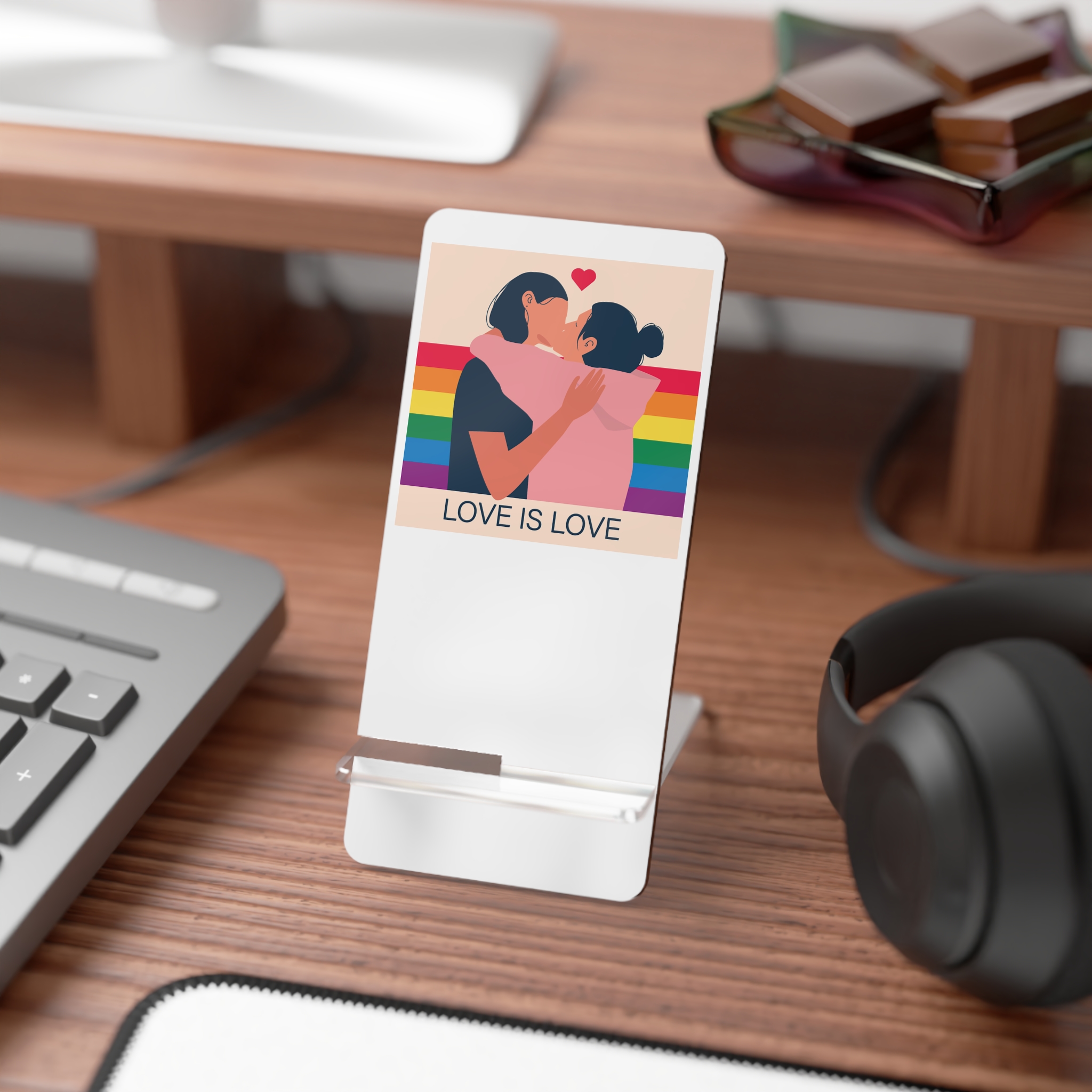 Couple Leasbians Mobile Display Stand For Smartphones - Image 3