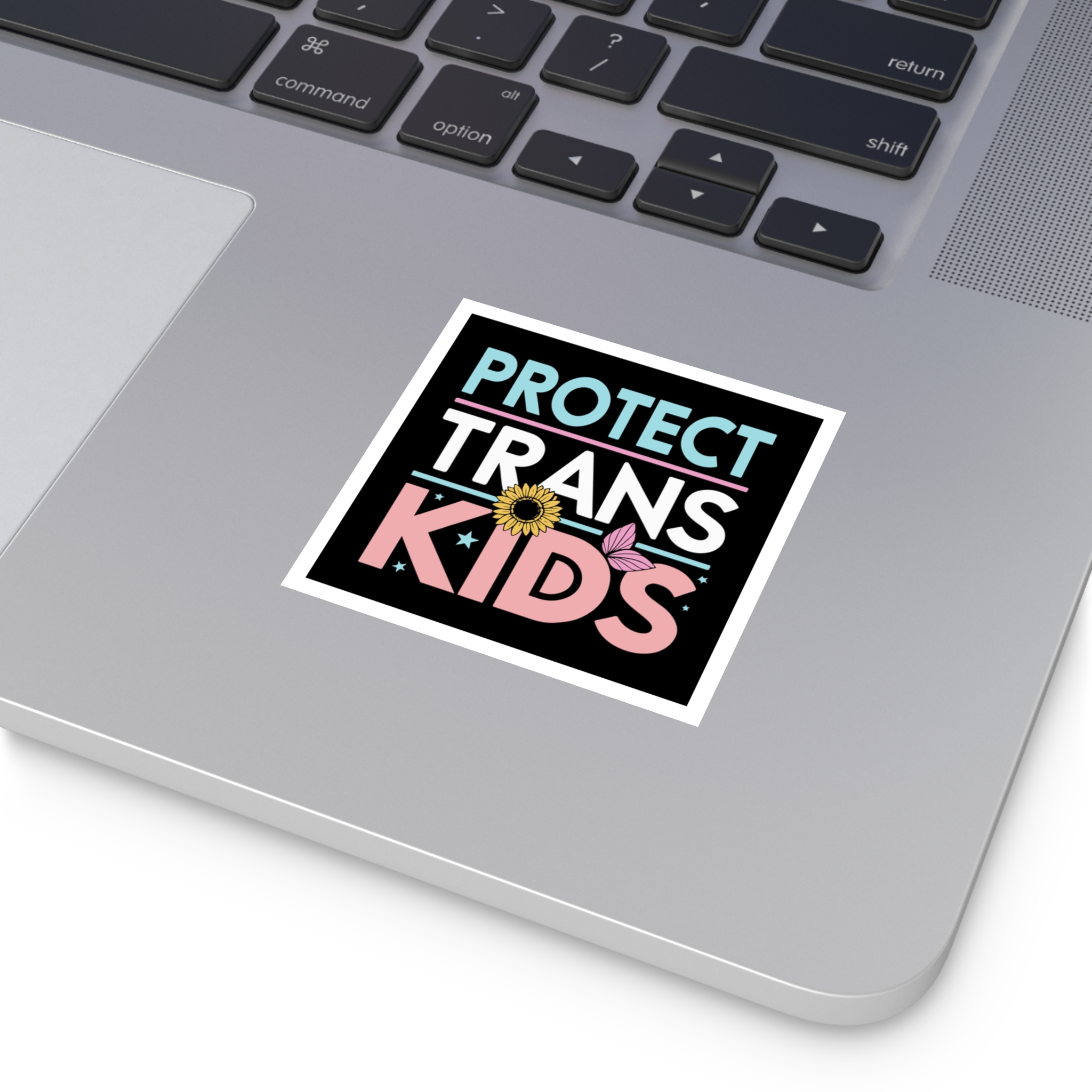 Protect Trans Kids Laminate Stickers Square - Image 11